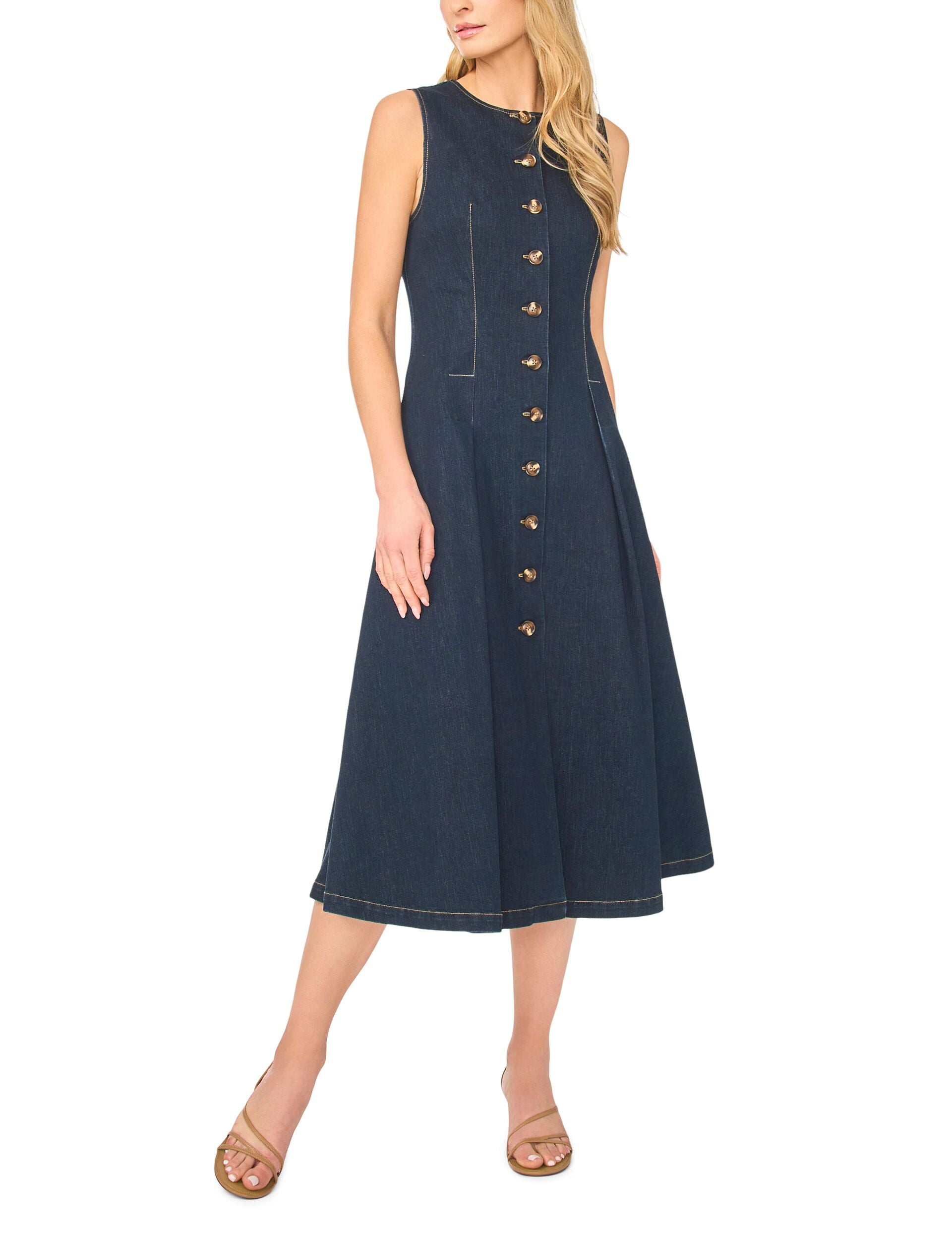 ted baker denim dress Ted Baker Denim Dress L (12-14) New