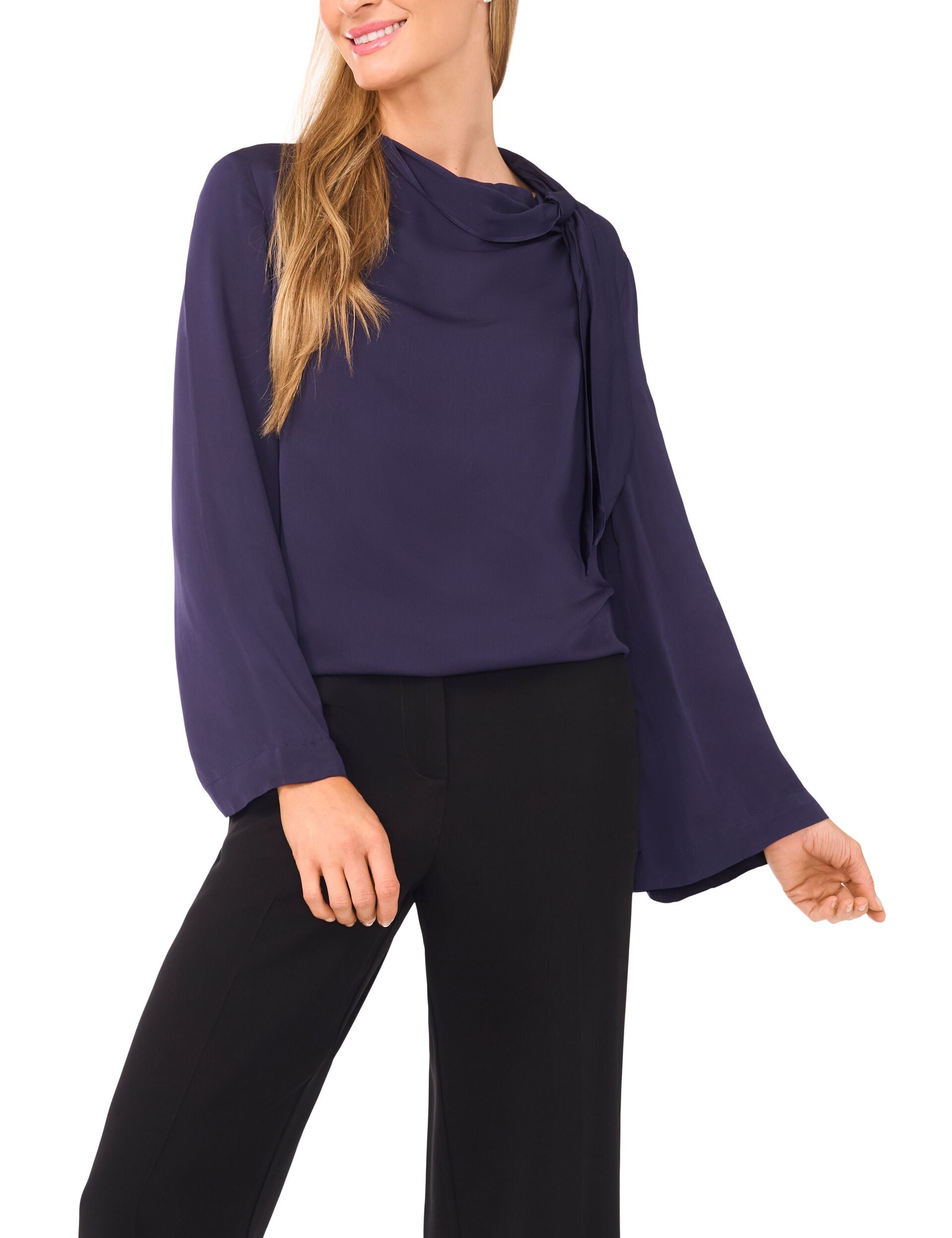 CAMRYN - Flowy Long Sleeve Blouse