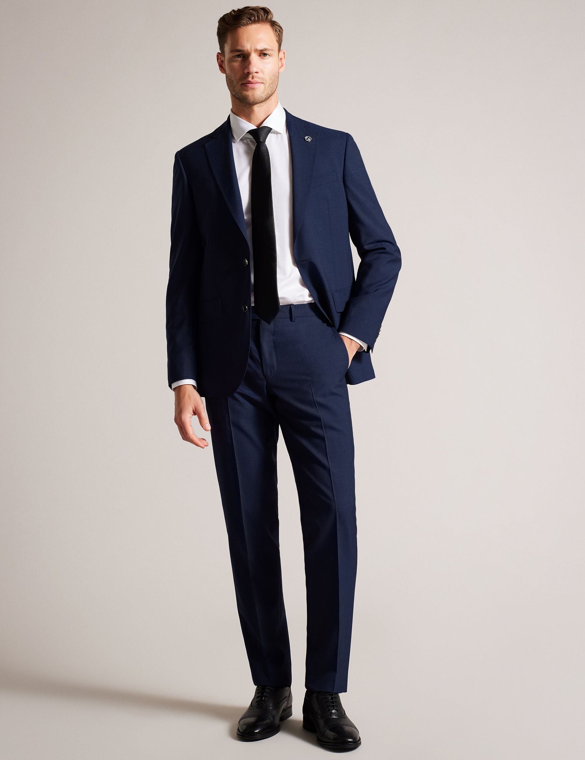 dress pants navy blue Wool Suit Pant | Classics
