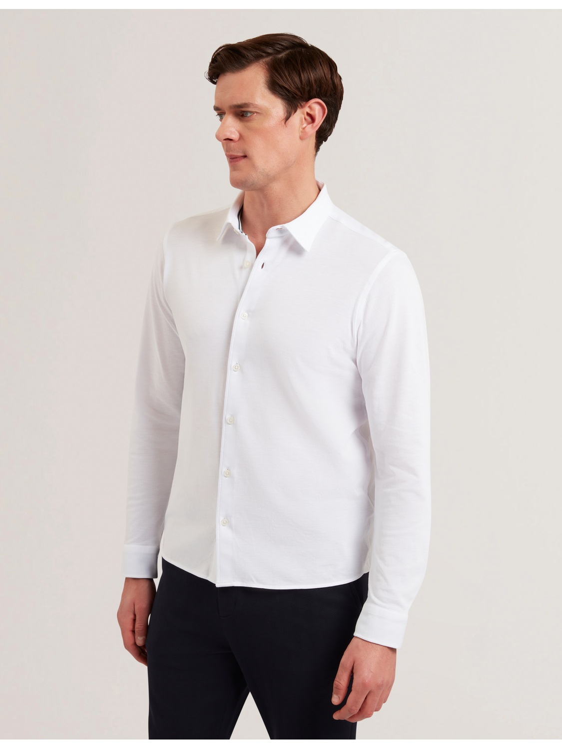 ted baker white dress shirt Ted Baker London Castell Slim Fit Dress Shirt In White
