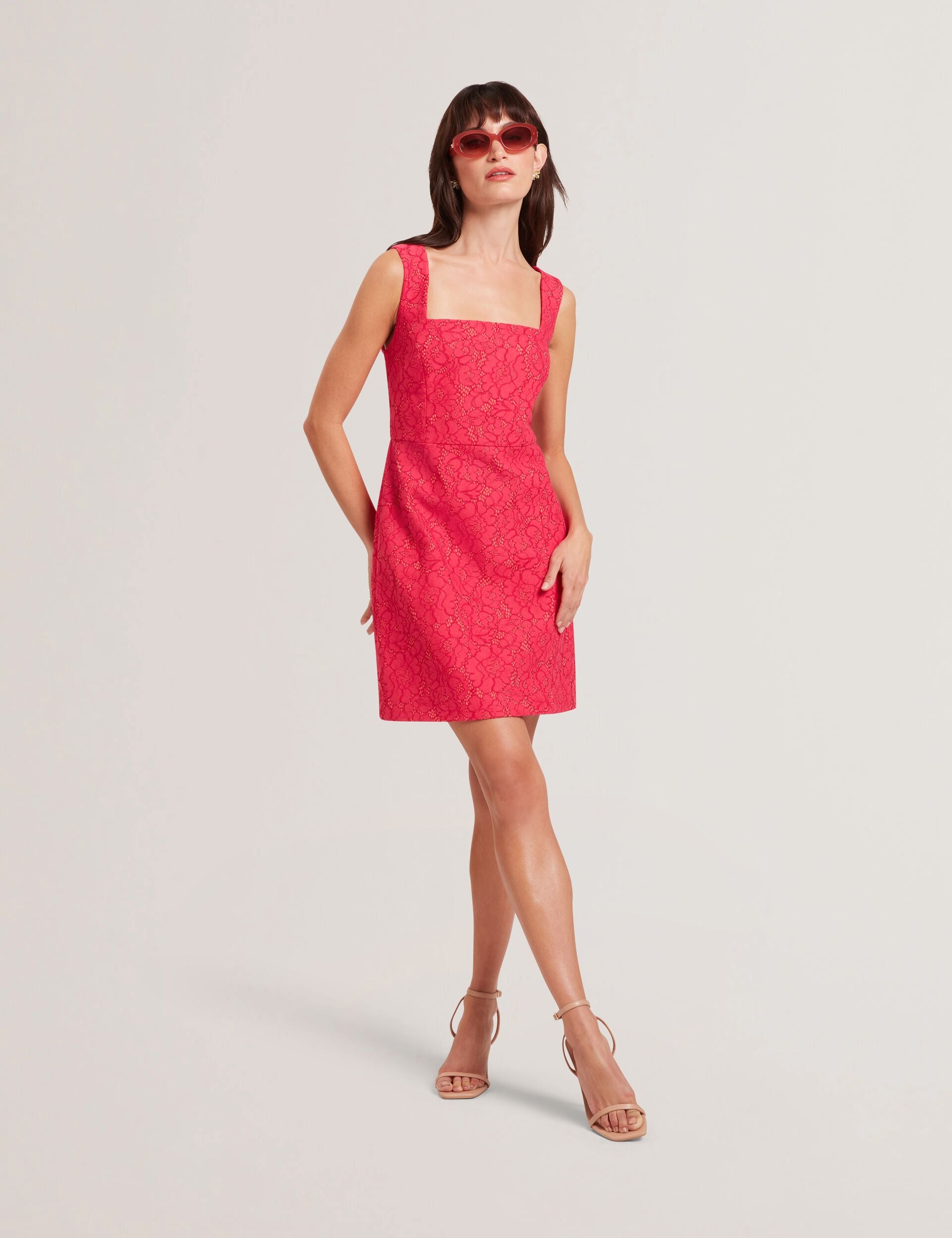 Ted Baker Women's Meriod Lace Mini Dress - Pink - Size 2 / US 6
