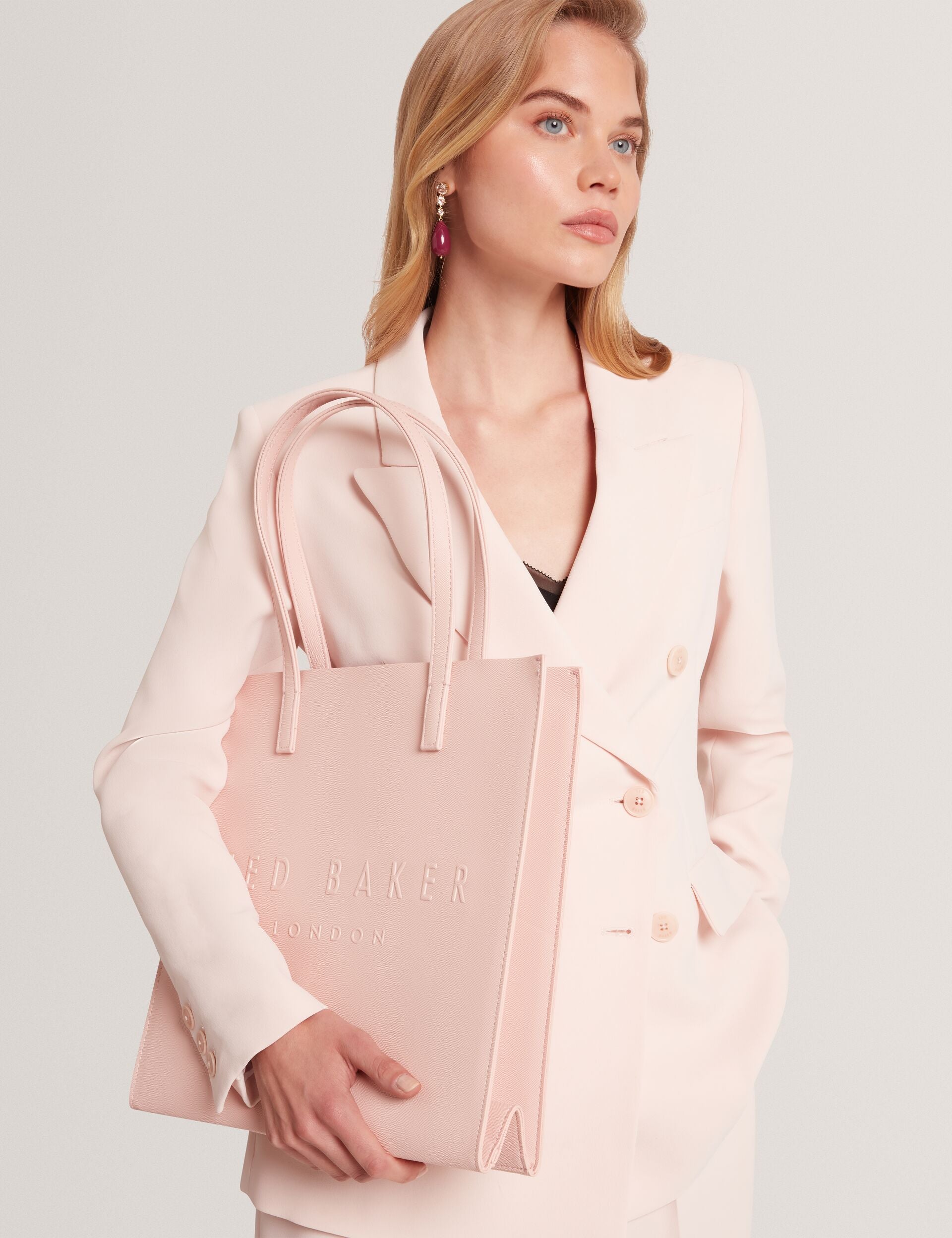 Crosshatch Faux Leather Icon Tote Bag | Soocon | Ted Baker IE