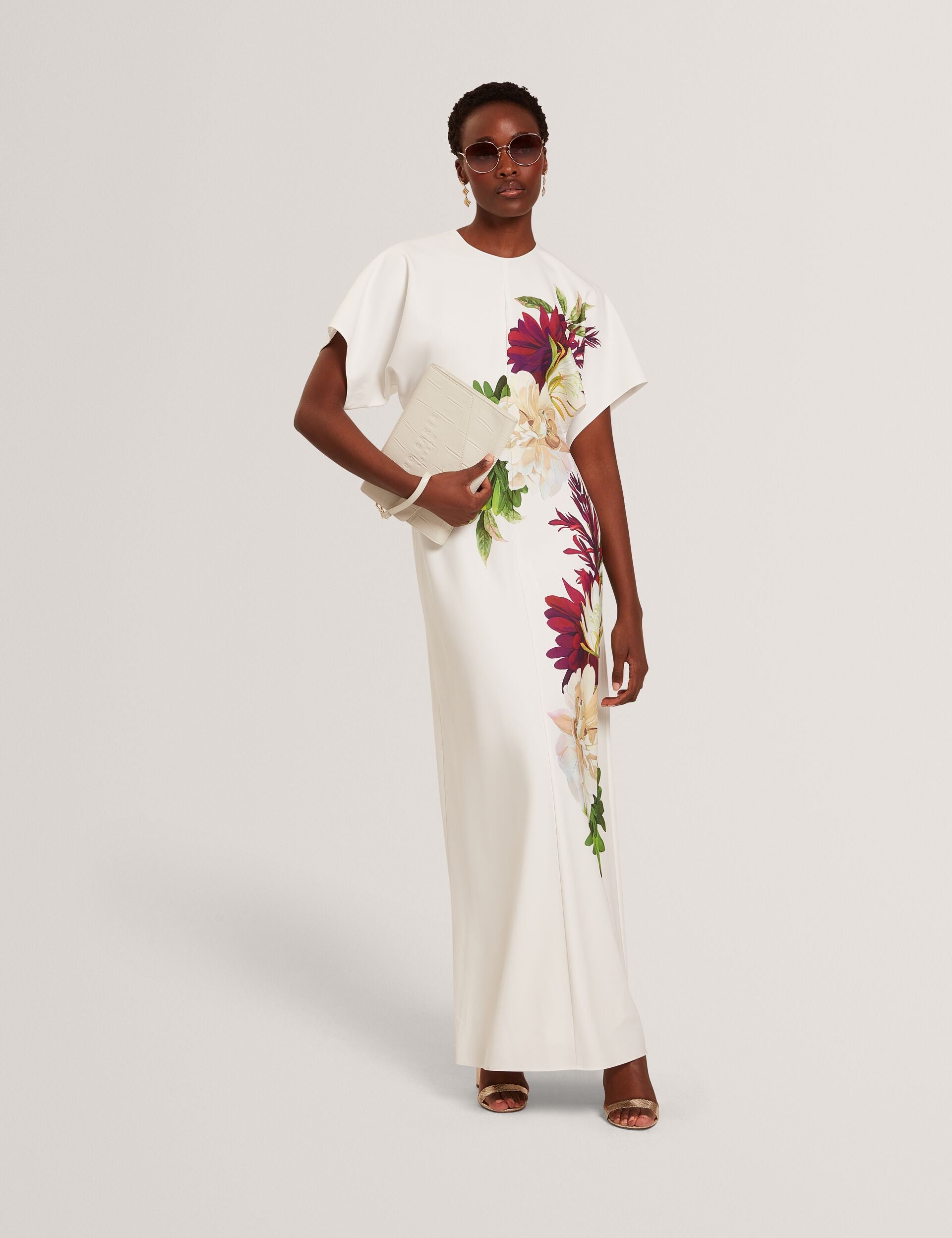ted baker white floral dress HAYLEE warm evenings Ted Baker White Floral Maryam