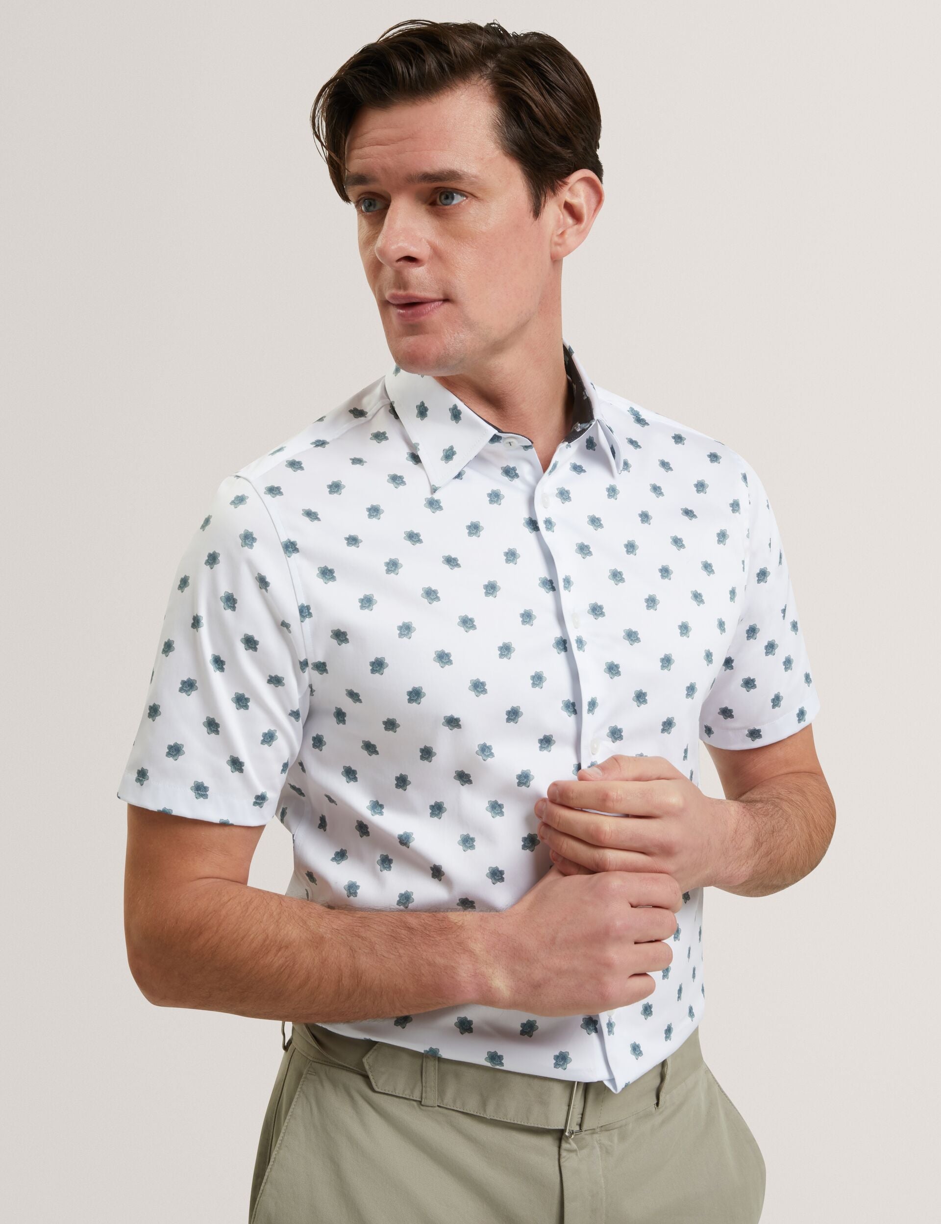 Mini Floral Print Short Sleeve Shirt | Chaska | Ted Baker US