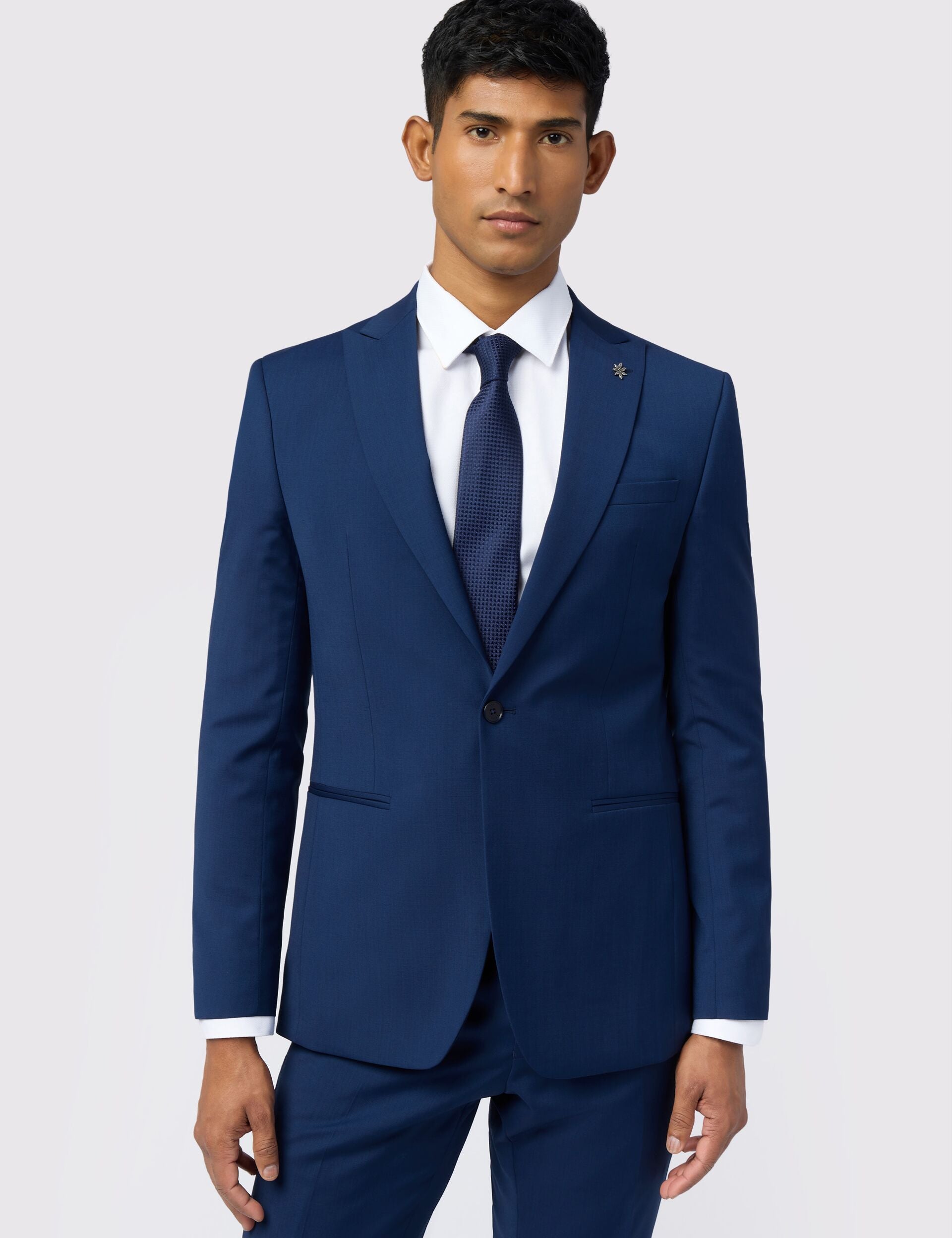 Blue Blue Tonic Wool Rich Slim Suit Jacket Audenj Ted Baker UK