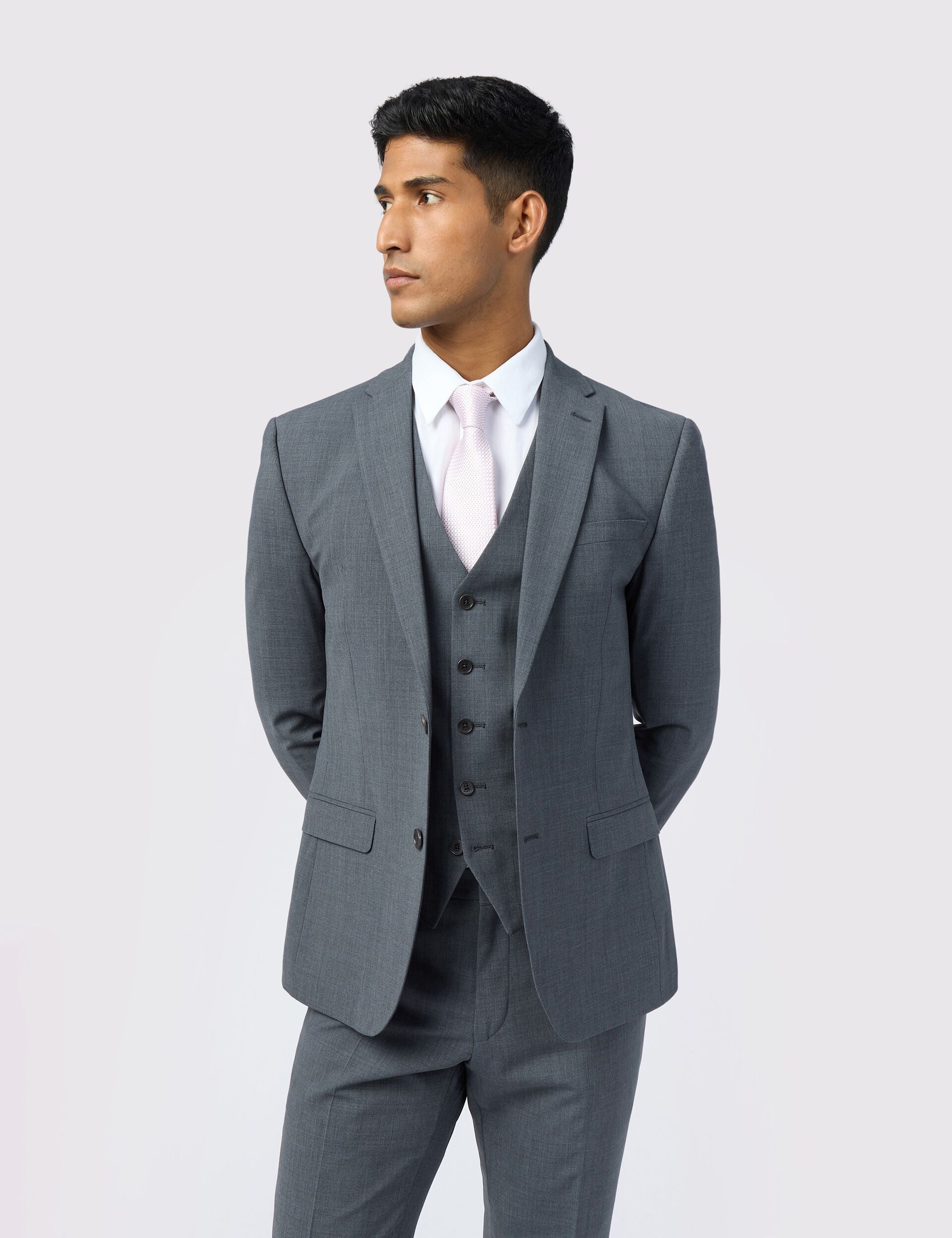 PARASJ Performance Stretch Slim Fit Suit Jacket