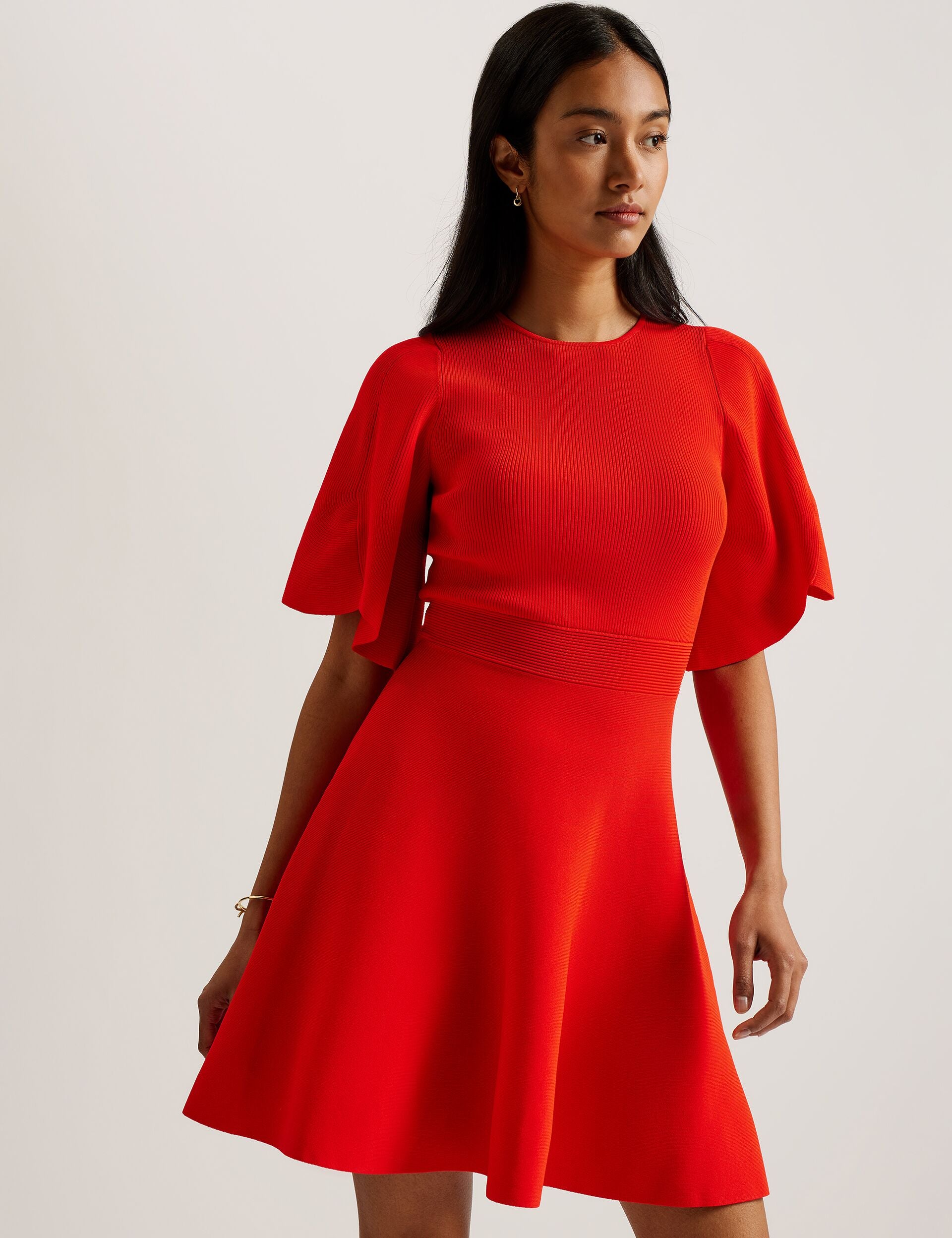 Fit-and-flare Mini Dress | Oliviha