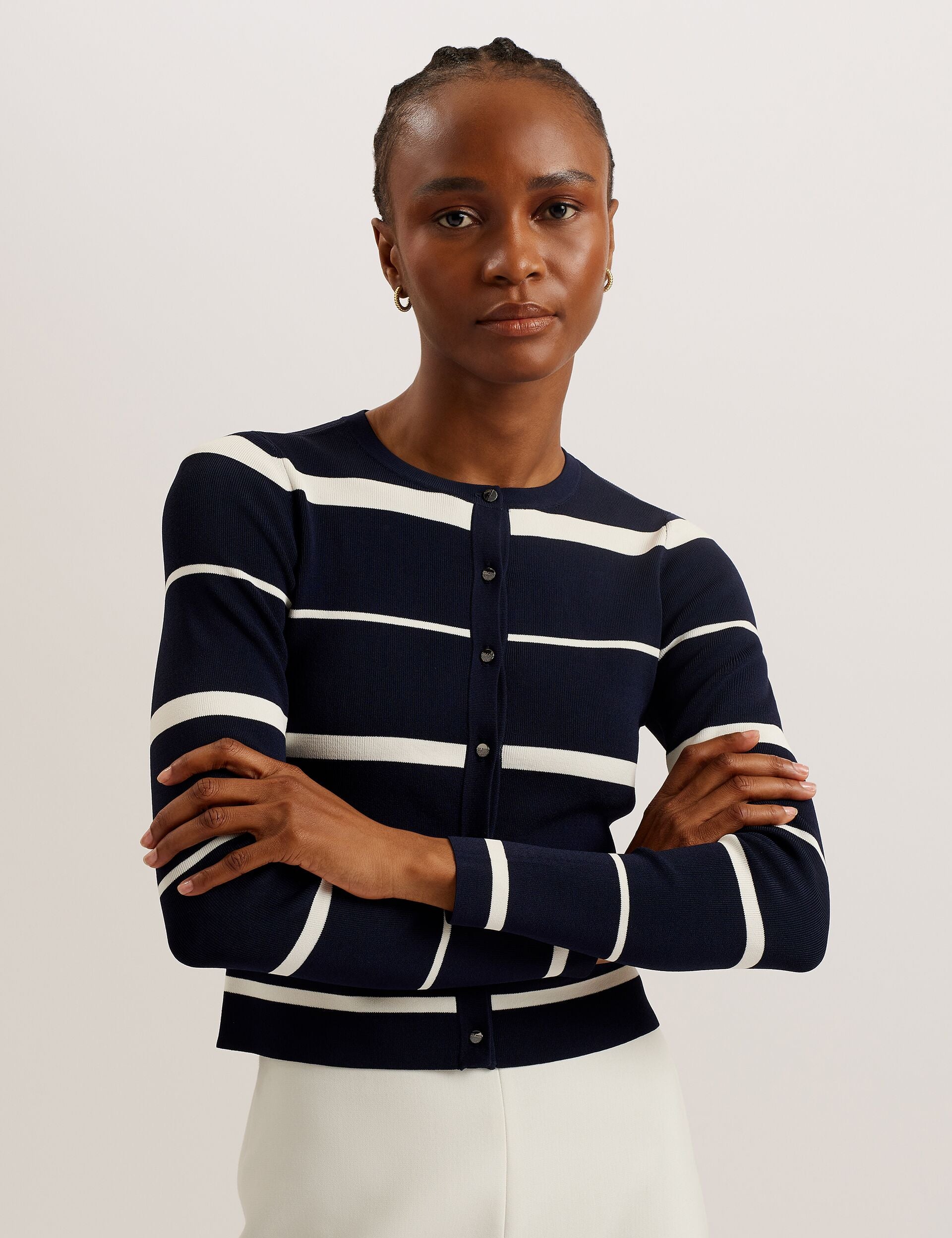 Striped Ribbed Cardigan | Eloriaa | Ted Baker US