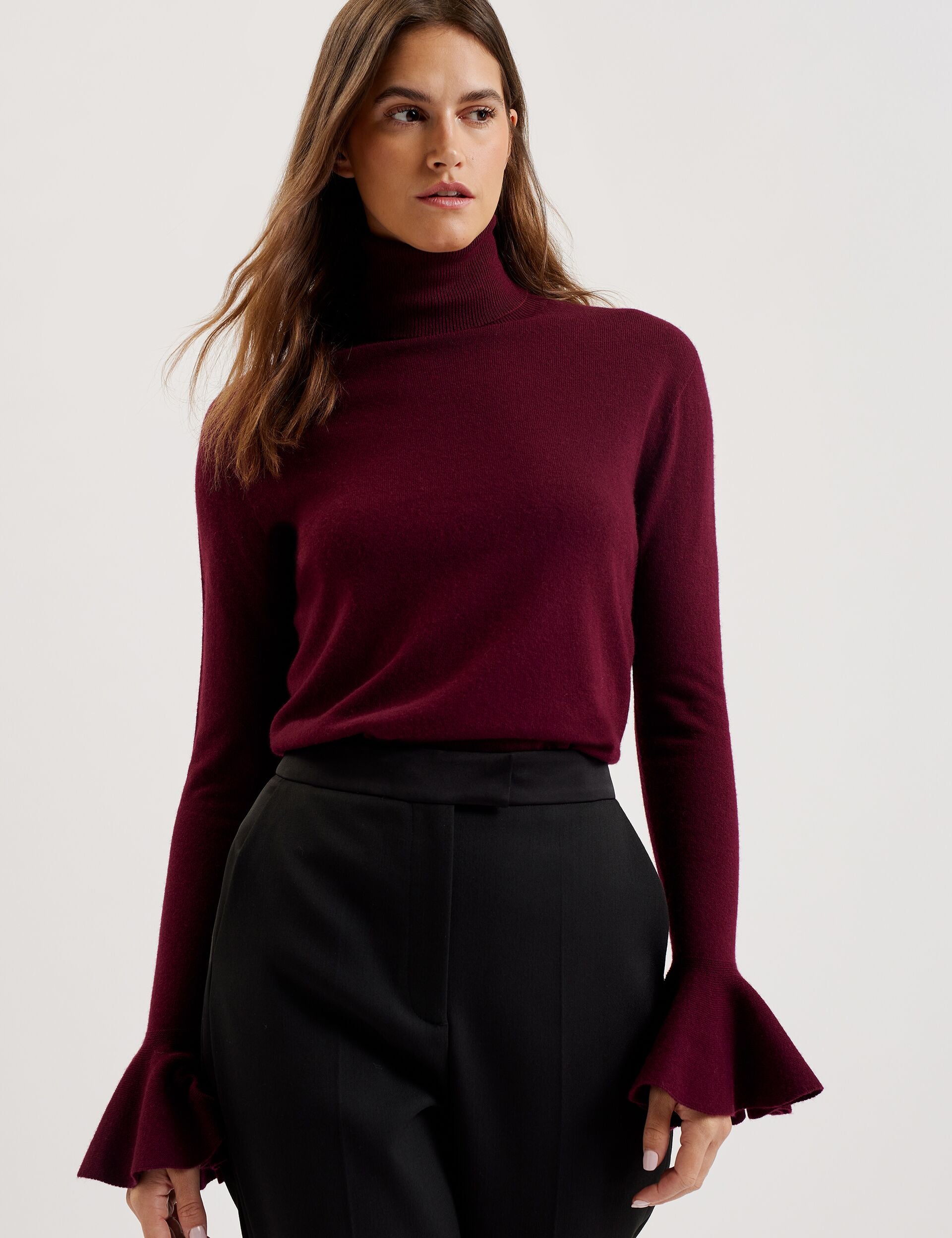 Funnel Neck Ted Baker Lohas Knitted Jumper Ted Baker Roll Neck Ted