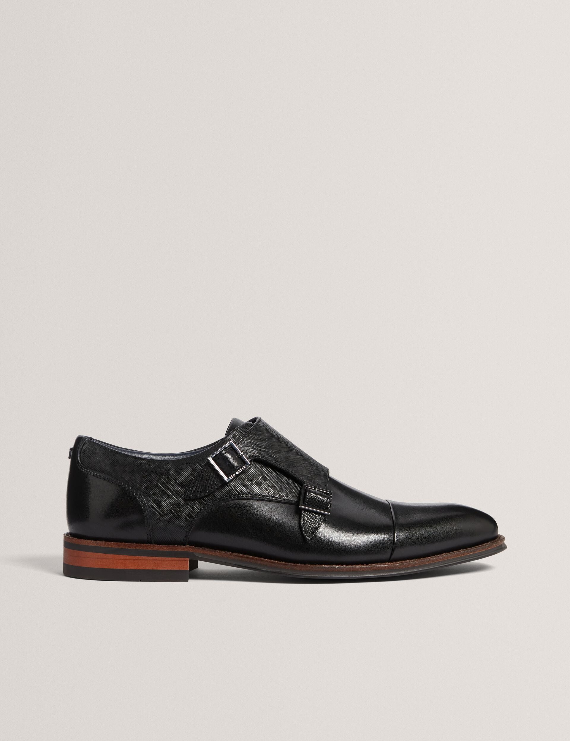 Ted Baker London Dark Leather Monk Strap Shoes Ted Baker Double-Monk-Strap Shoes for Men | Mercari main image 4