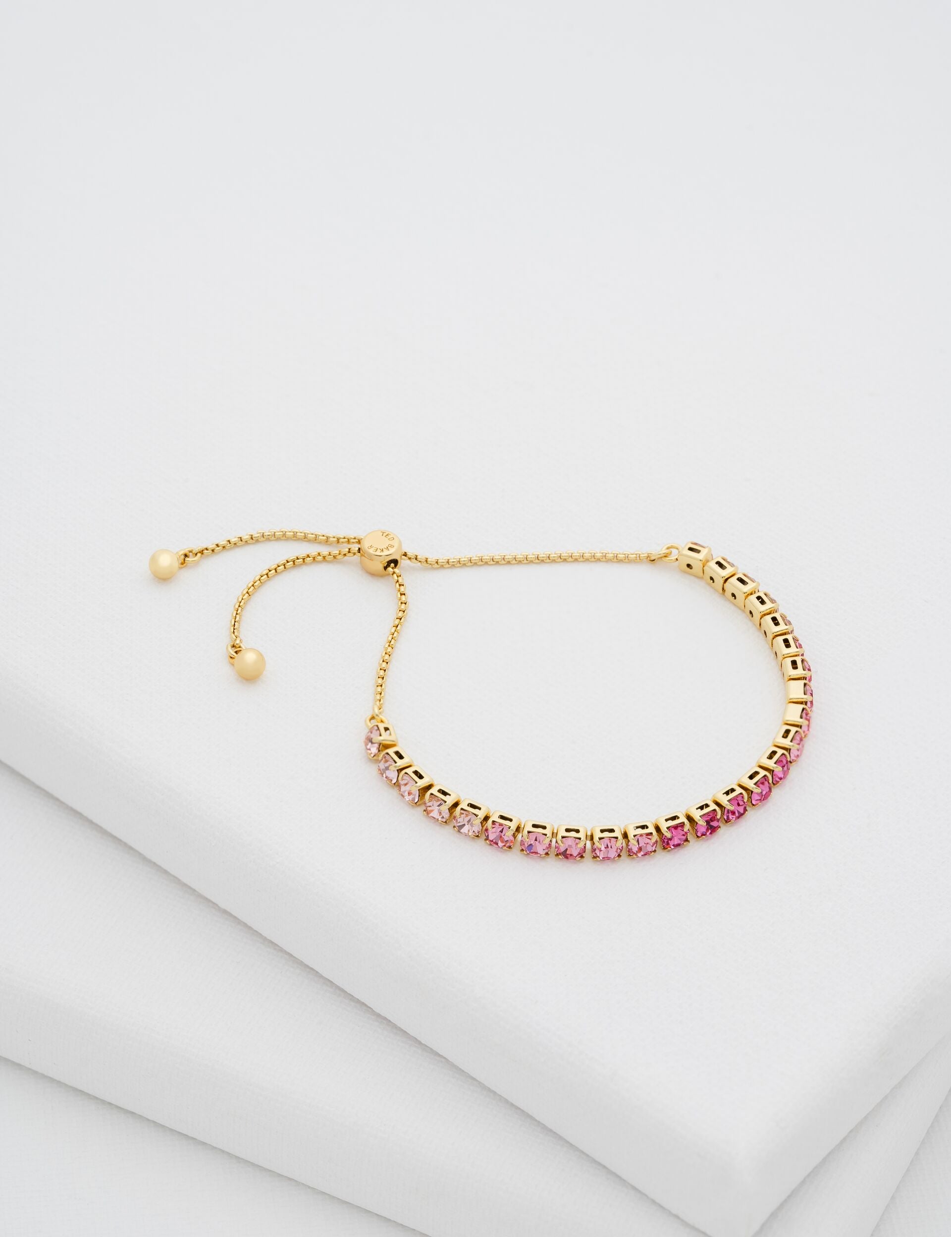 Crystal Adjustable Tennis Bracelet | Melrah | Ted Baker UK