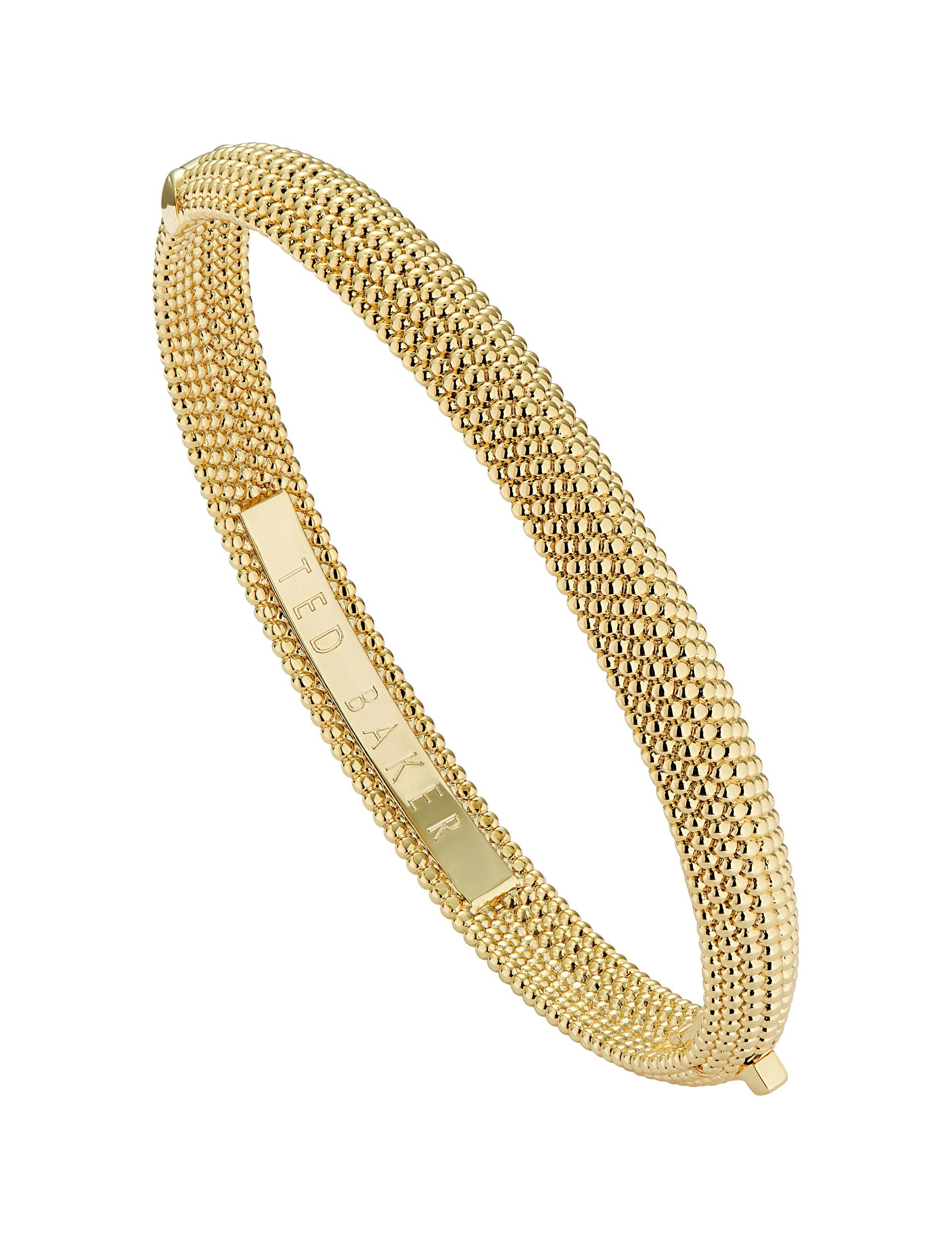 Yellow Gold Ted Baker Clemara Bangle Ted Baker Clemara Hinge
