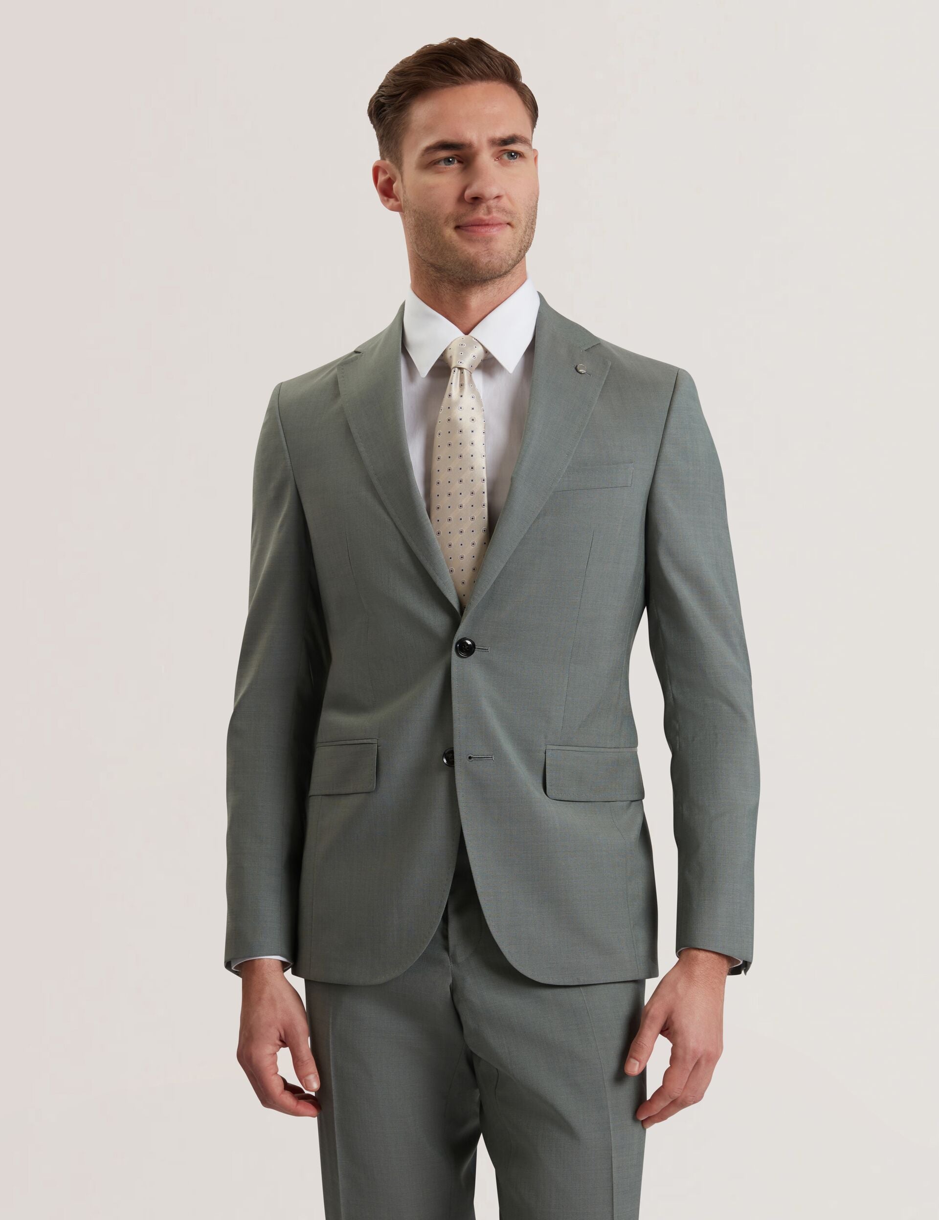 Slim Fit Sage Green Wool Suit Jacket | Rogerly | Ted Baker US Slim Fit Sage Green Wool Suit Jacket | Rogerly | Ted Baker US