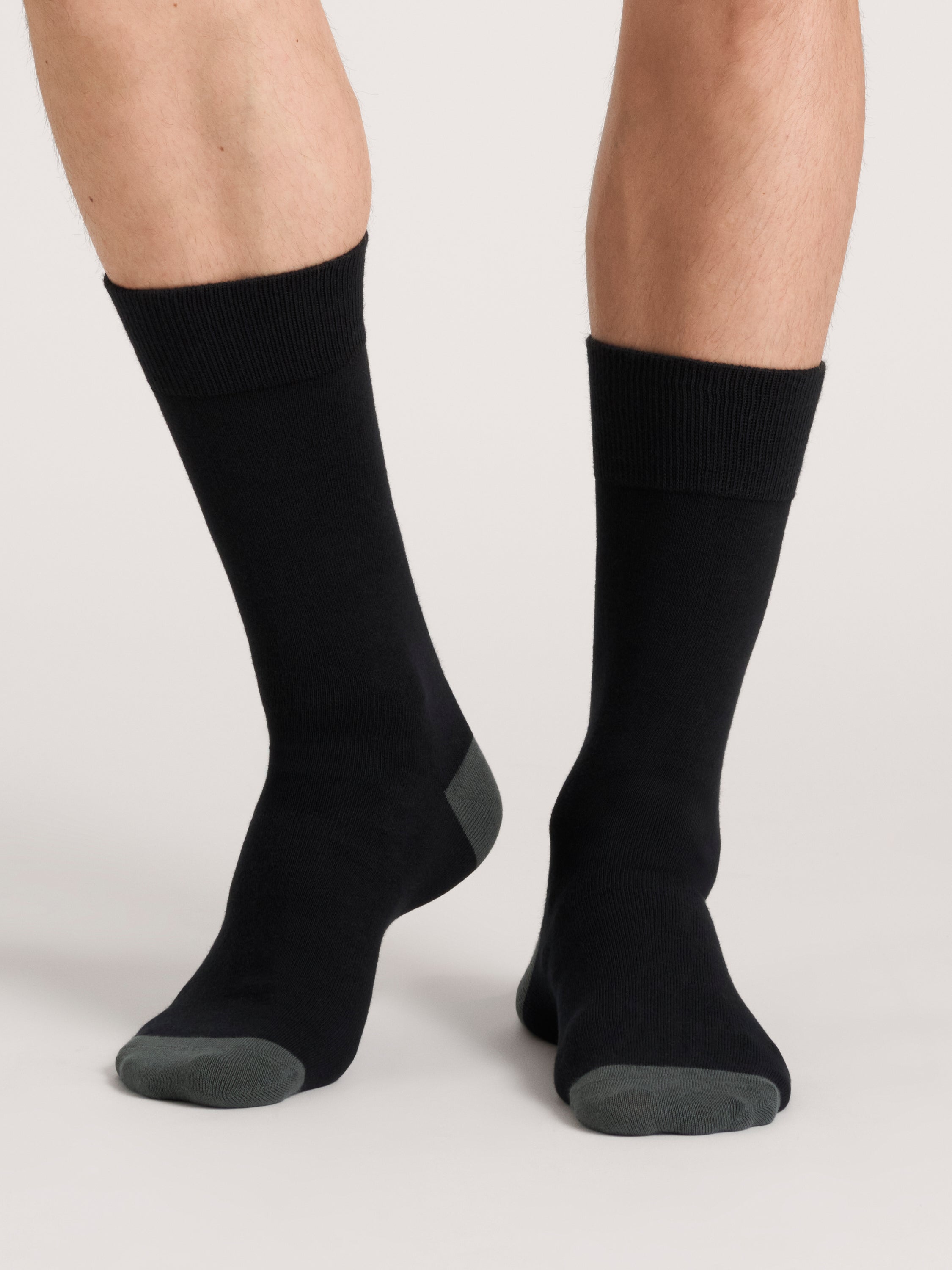 4 PK Men's Non Terry Dress Crew