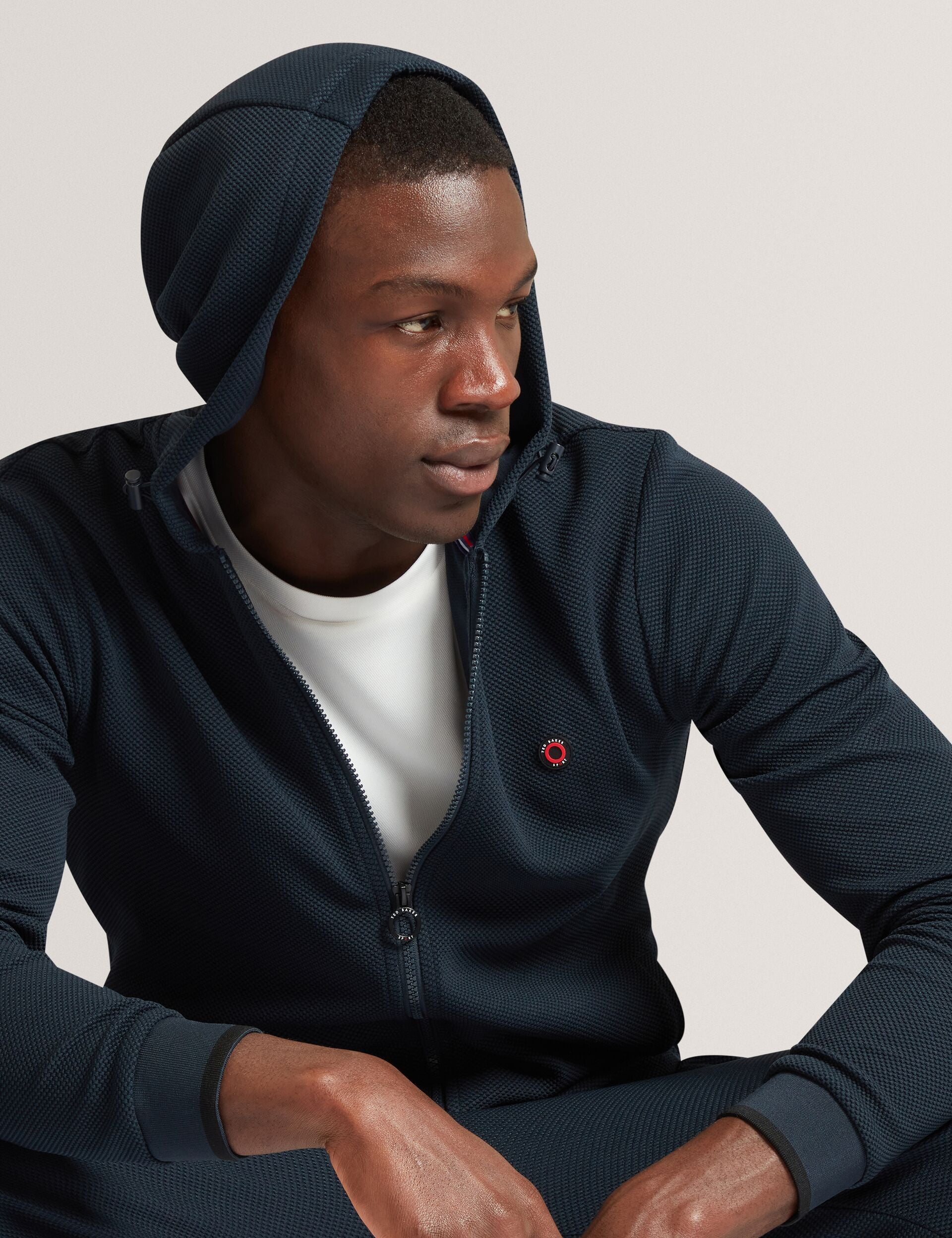 Zip-up Piquet Tracksuit Hoodie | Danny | Ted Baker UK