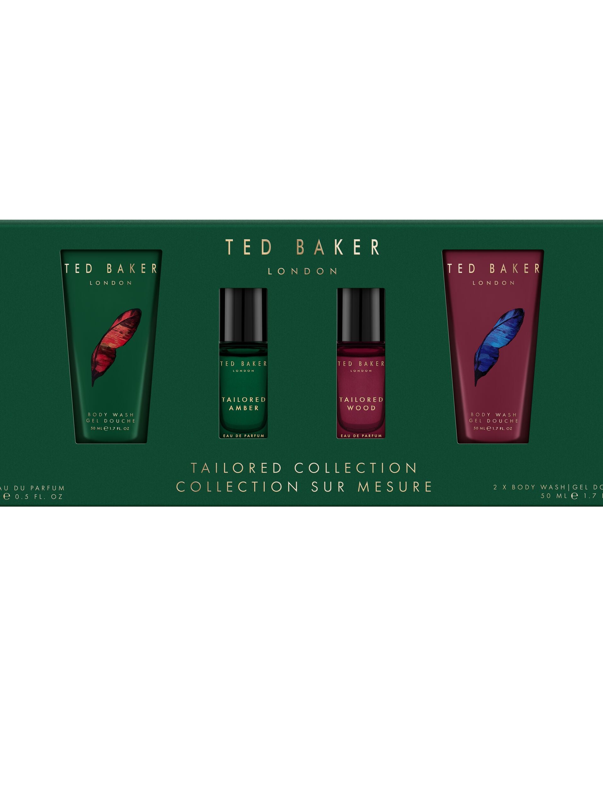 QUAD GIFT Tailored Fragrance & Body Wash Quad Gift Set