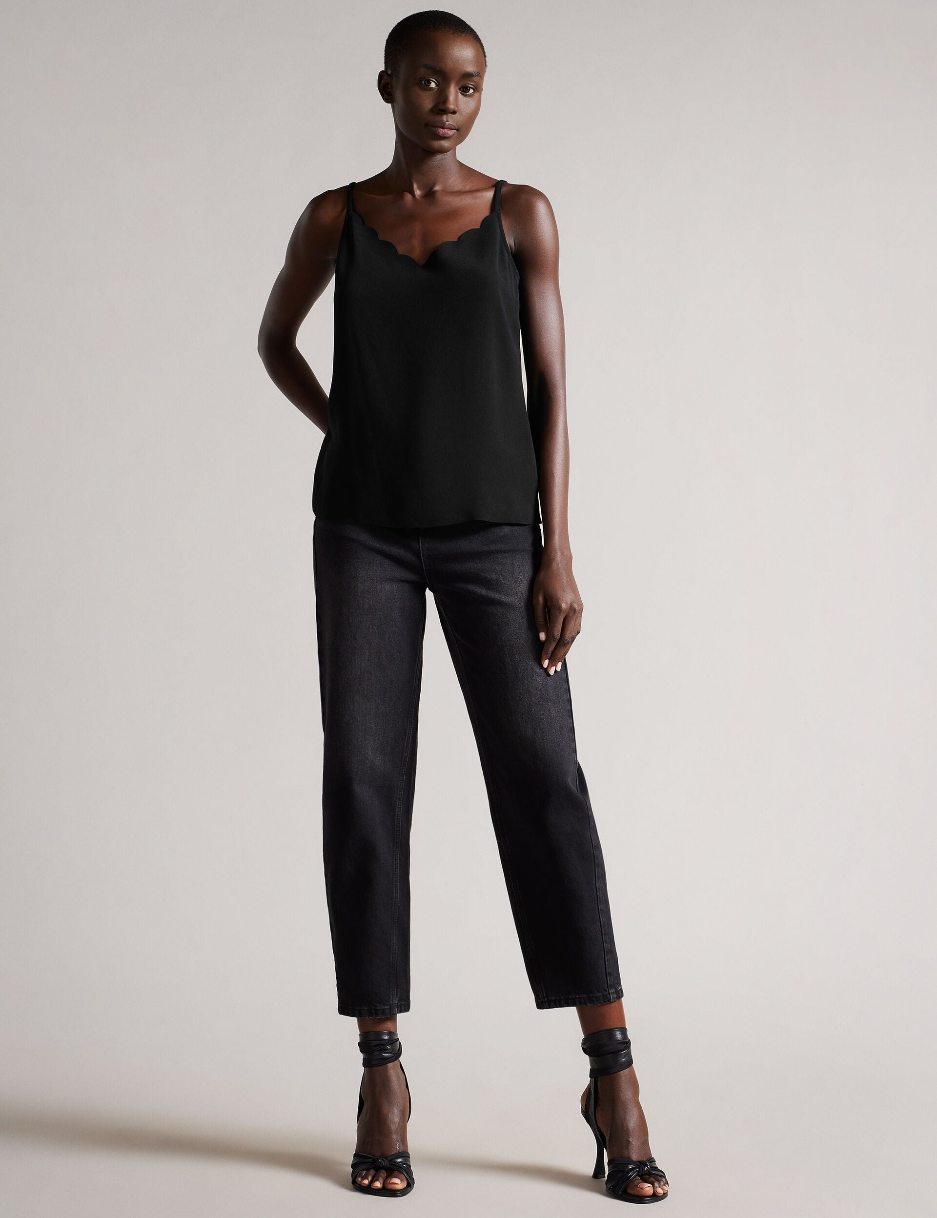 Scalloped V-neck Camisole | Siina | Ted Baker US