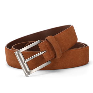 SUEDE BELT | BROWN
