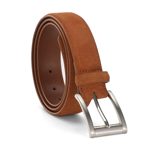 SUEDE BELT | BROWN