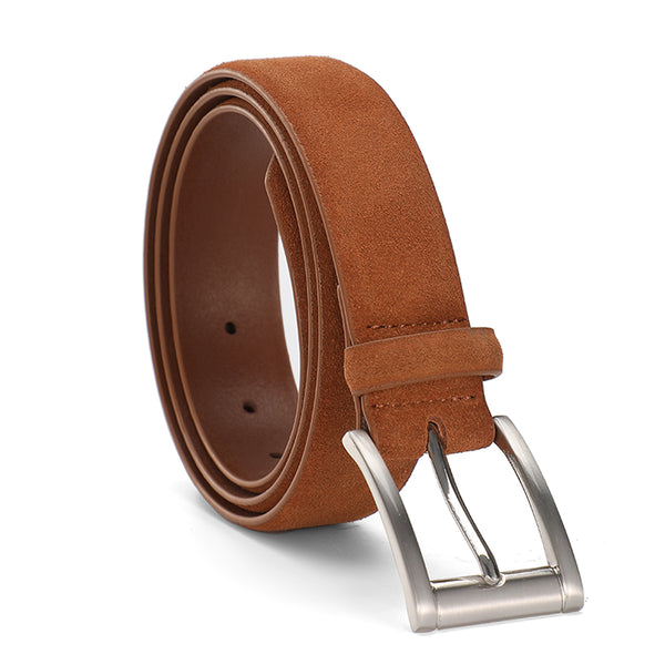 SUEDE BELT | BROWN