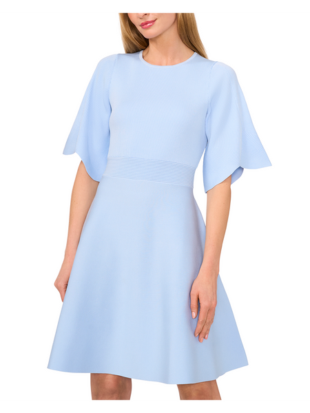 Pale Blue Pl-blue | Flare Short Sleeve Crew Neck Mini Dress | Ted Baker US Pale Blue Pl-blue | Flare Short Sleeve Crew Neck Mini Dress | Ted Baker US