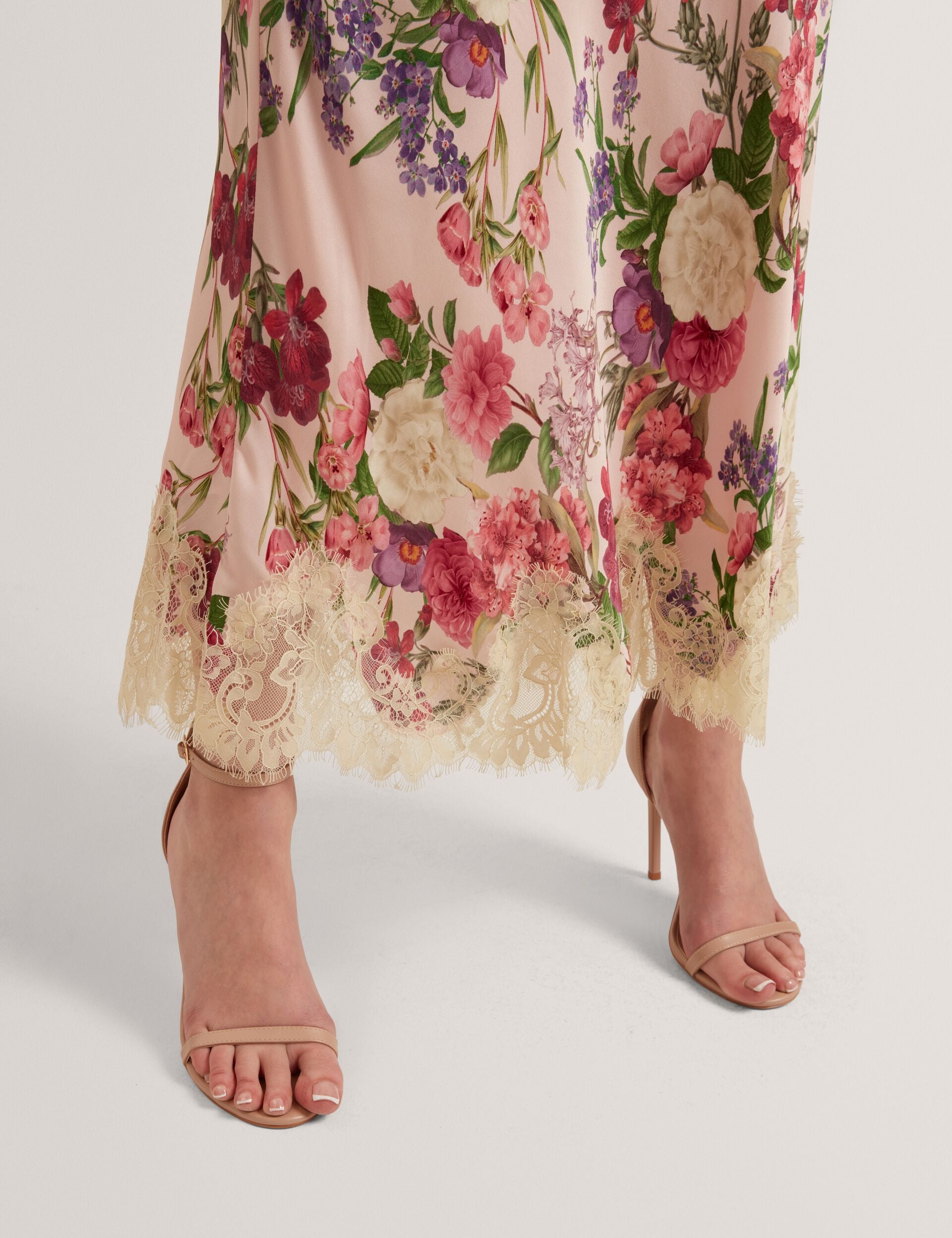 Lace Trim Skirt | Edith
