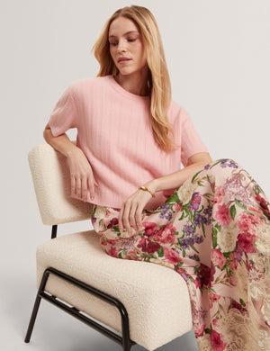 Lace Trim Skirt | Edith