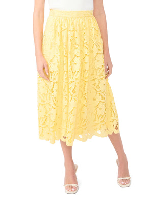 Ted Baker Floral Lace A-Line Midi Skirt