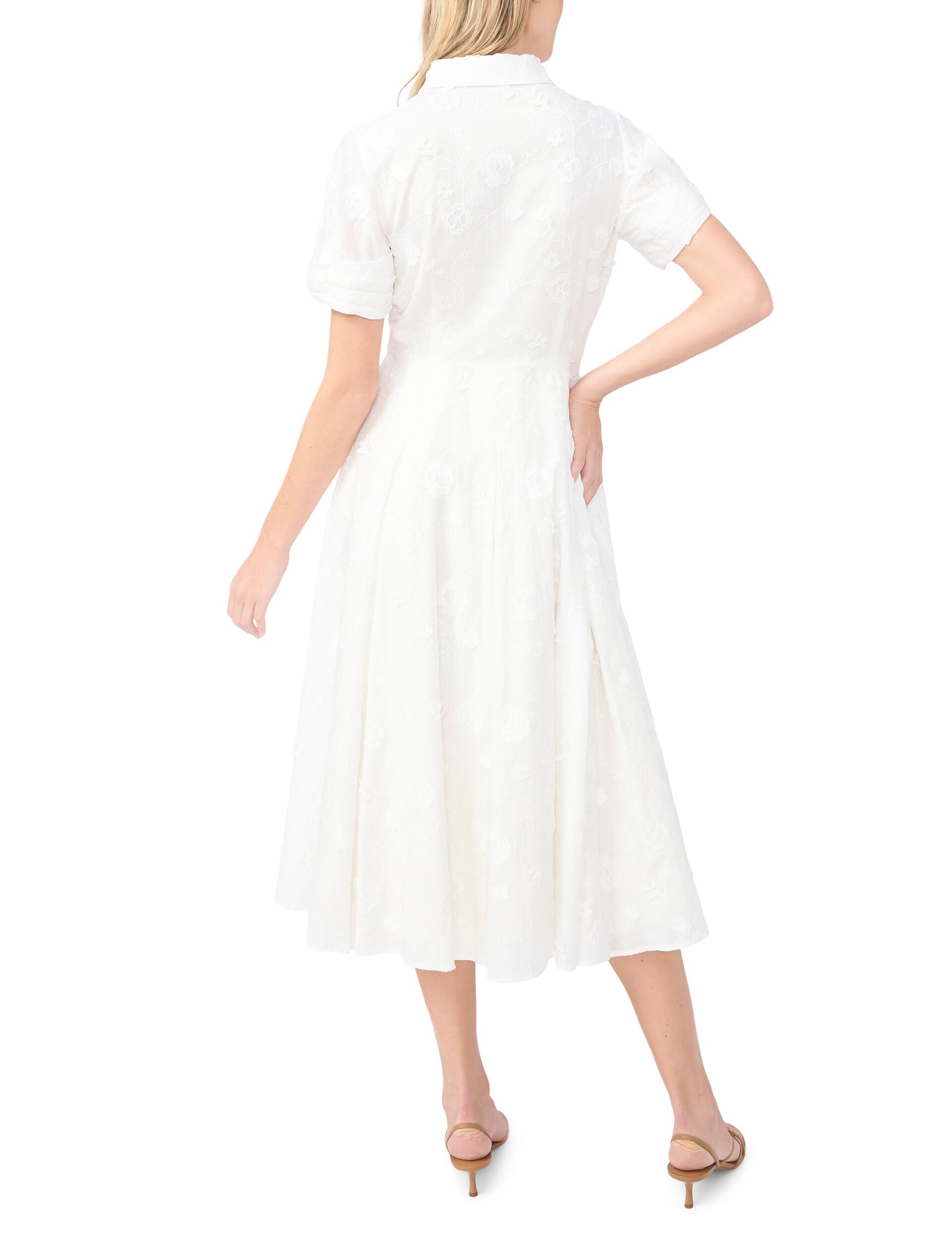 Floral Embroidery Midi Shirt Dress | Violet | Ted Baker US