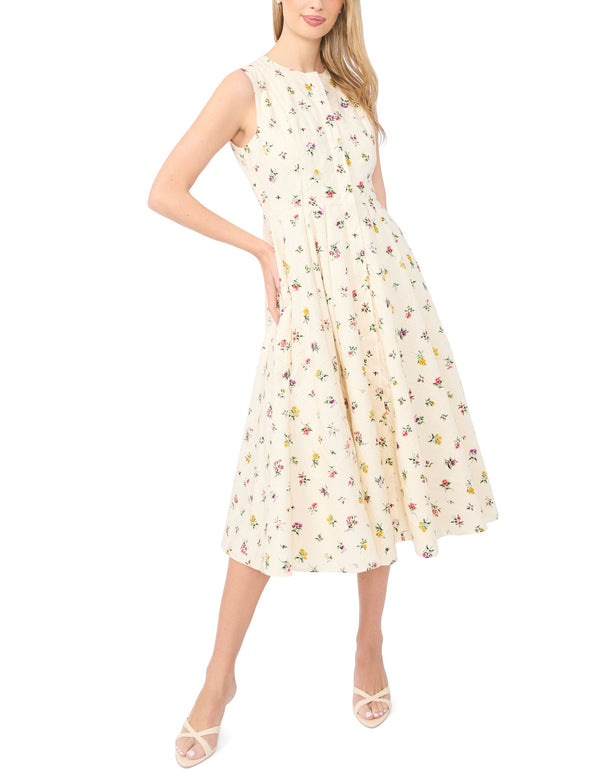 Ted Baker Wildflower Sleeveless Smock Midi Dress