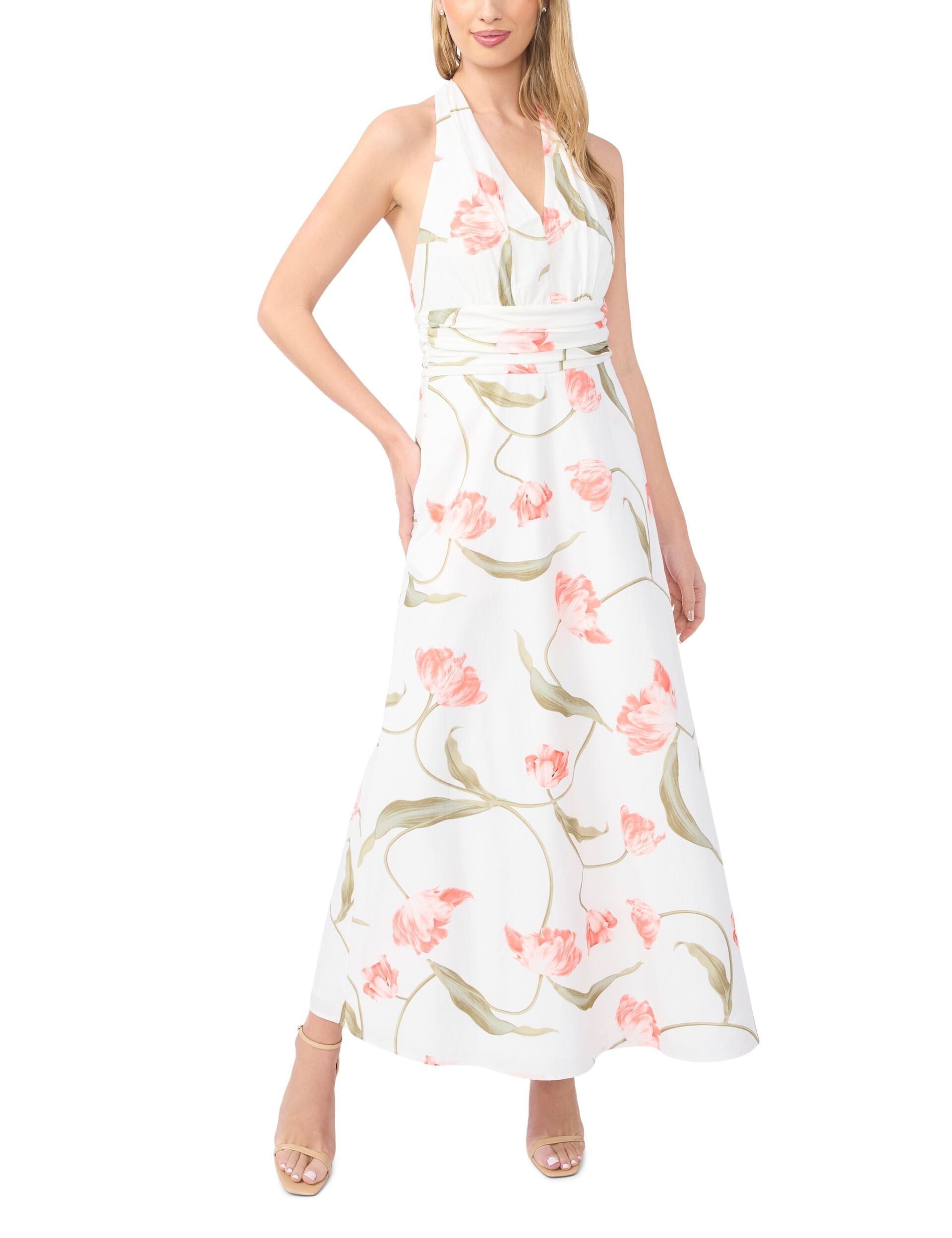 Ted Baker Serafina Cross Neck Halter Dress