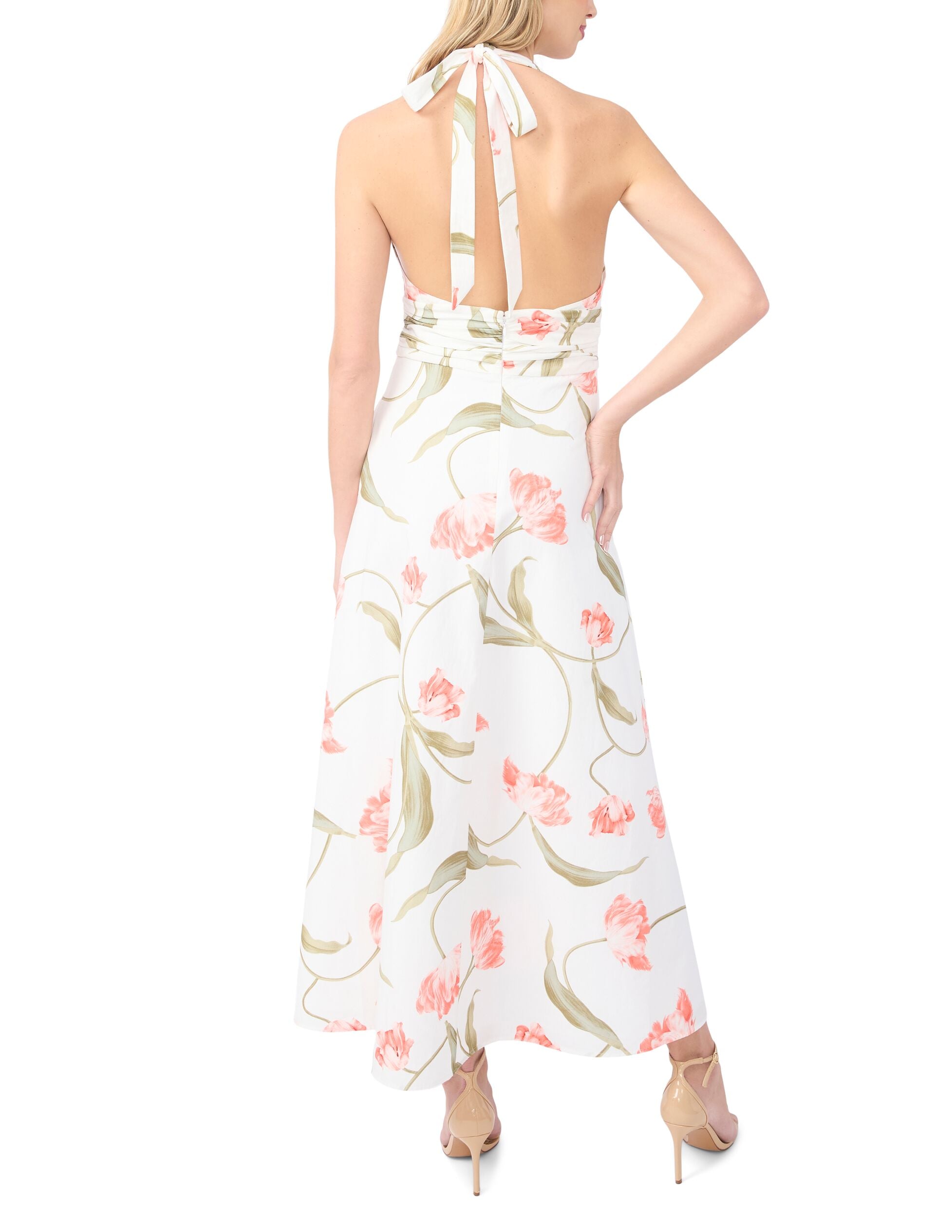 Floral Tie Halterneck Maxi Dress | Serafina | Ted Baker US