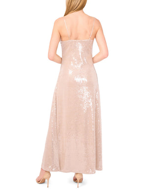 SEQUIN MAXI | NUDE