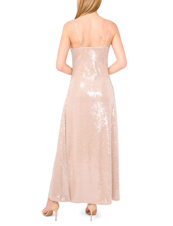 SEQUIN MAXI | NUDE