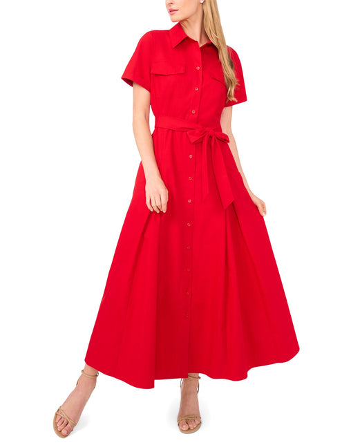 SHIRT DRESS WITH SELF BELT | SALSA