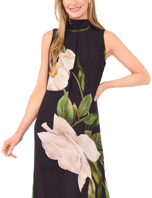 SLEEVELESS BOW TIE MAXI DRESS | RICH BLACK