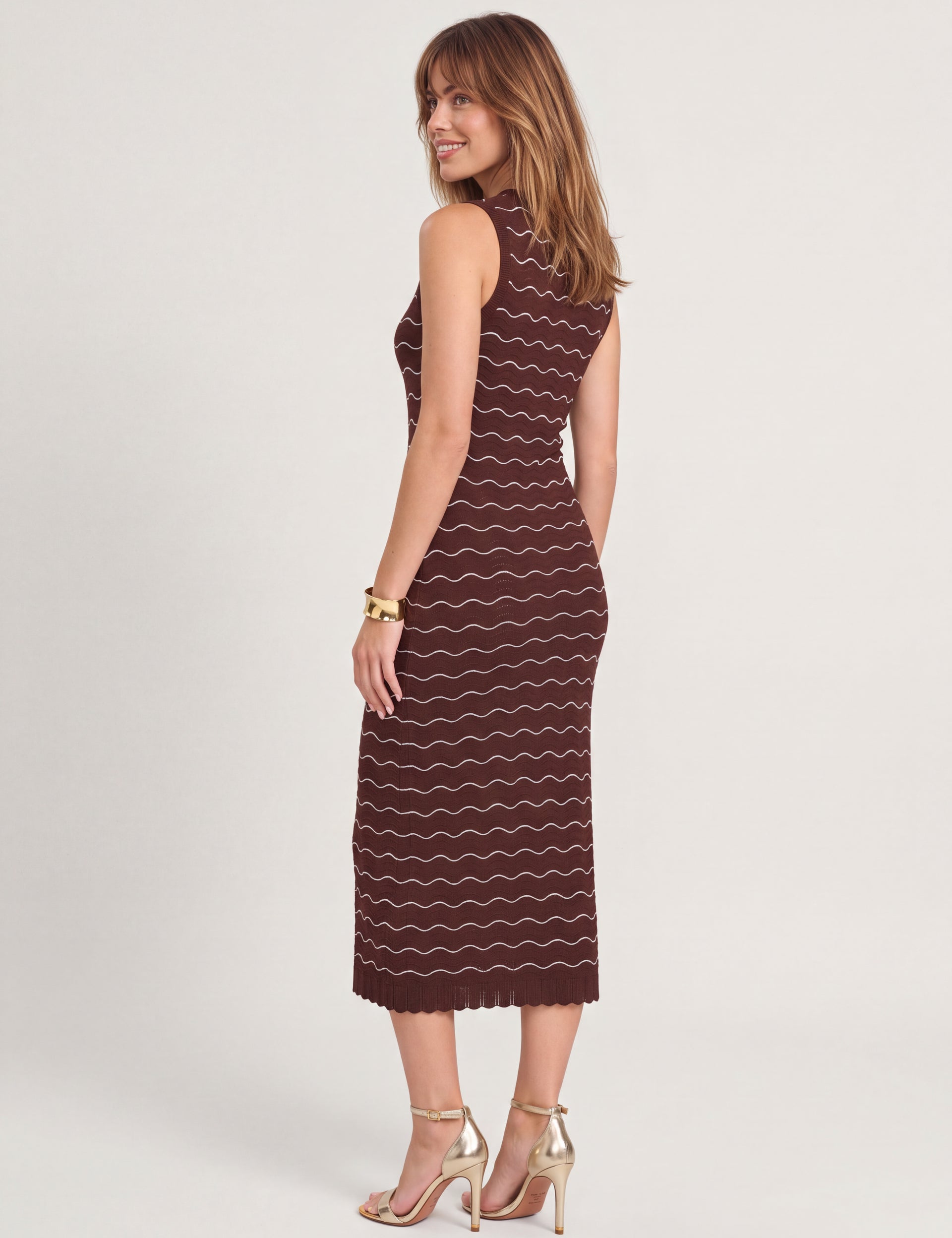 Wave Stripe Knitted Bodycon Dress | Sophie | Ted Baker US