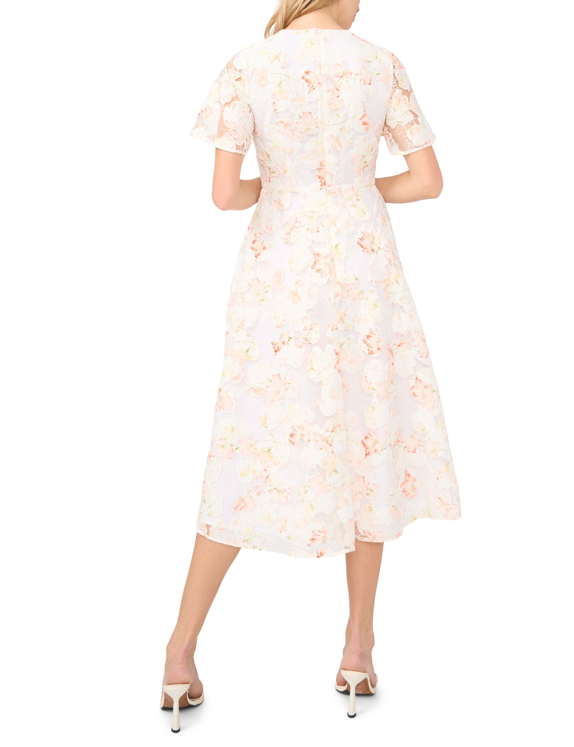 Ted Baker London Natalia Embroidered Floral Midi Dress