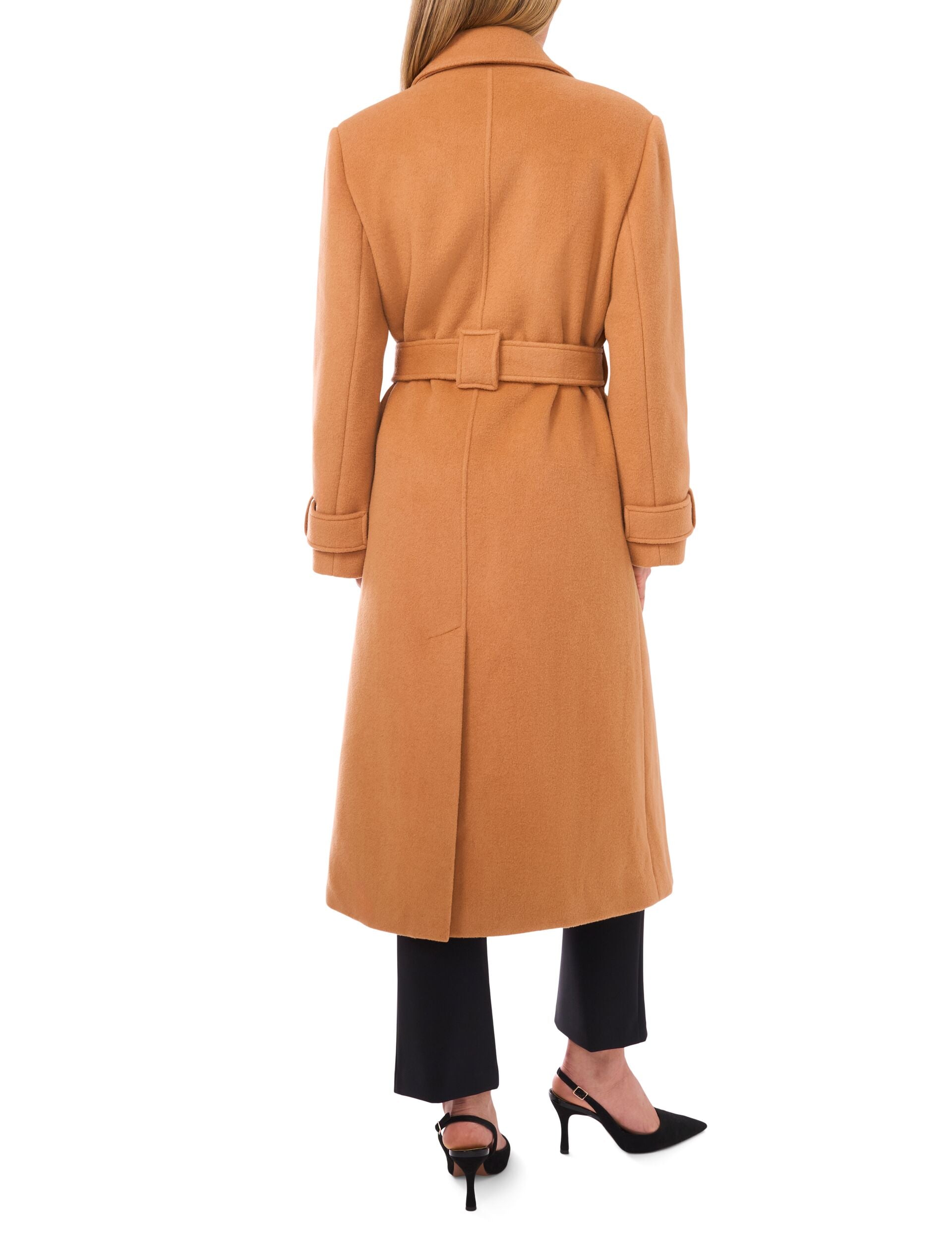 TED BAKER ベージュ ロングコート　キャメル TED BAKER ベージュ ロングコート キャメル Camel Long Length Wool