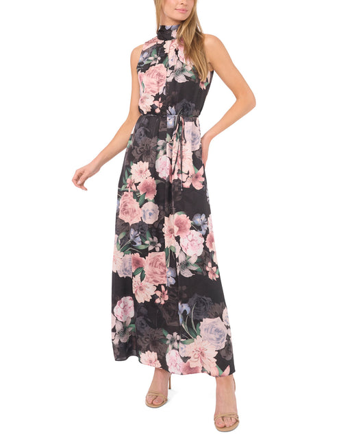 ted baker floral maxi dress Ted Baker Women's Floral Tie Neck Sleeveless Maxi Dress - Black - Size 6
