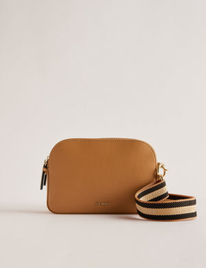 Ted Baker Leather Double Zip Crossbody Camera Bag