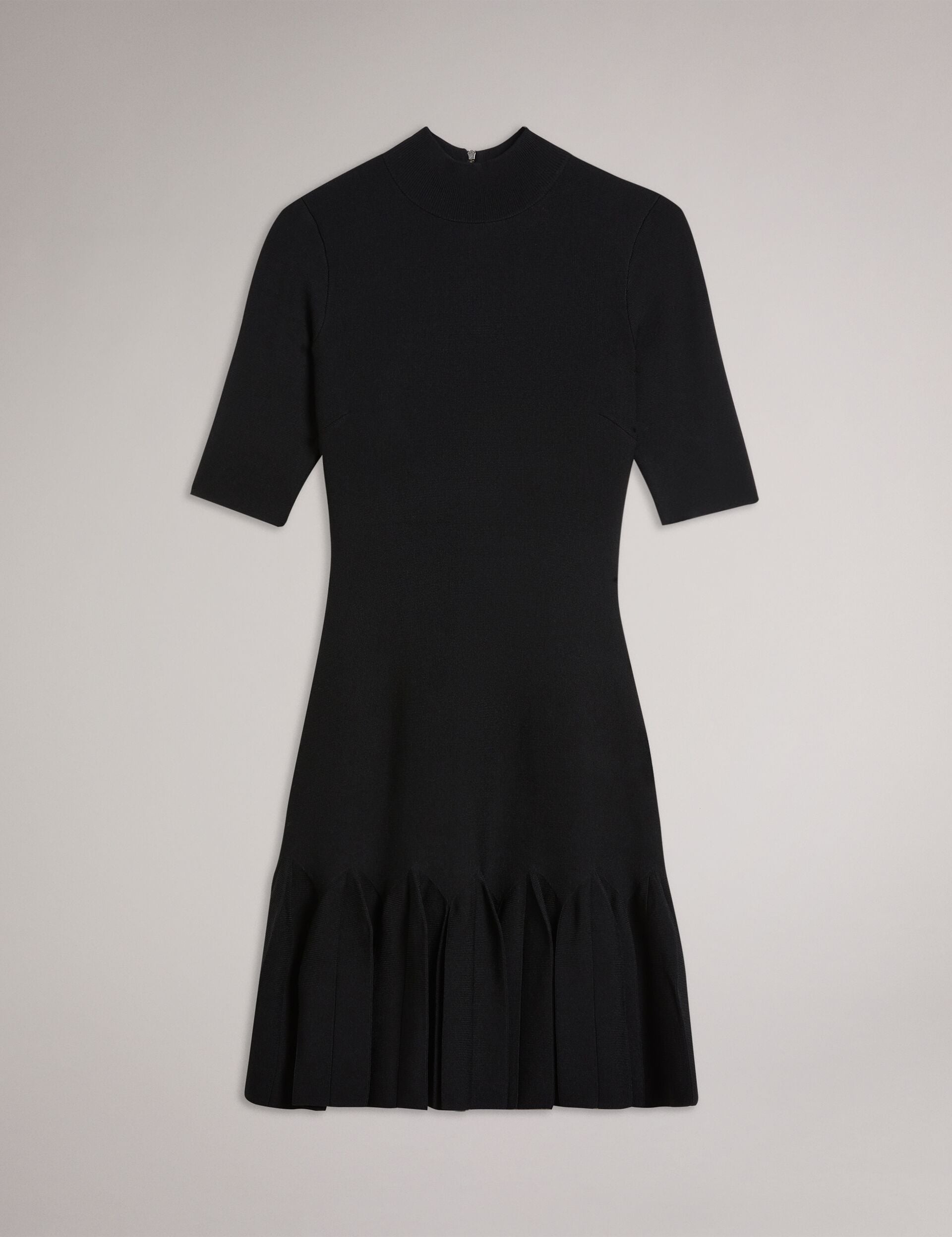 Pleated Hem Bodycon Knit Mini Dress | Canddy | Ted Baker US