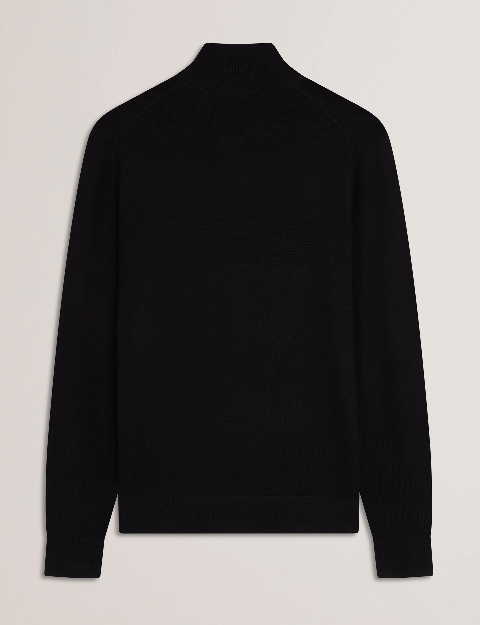 Wool Quarter Zip Funnel Neck Sweater | Limehas | Ted Baker US