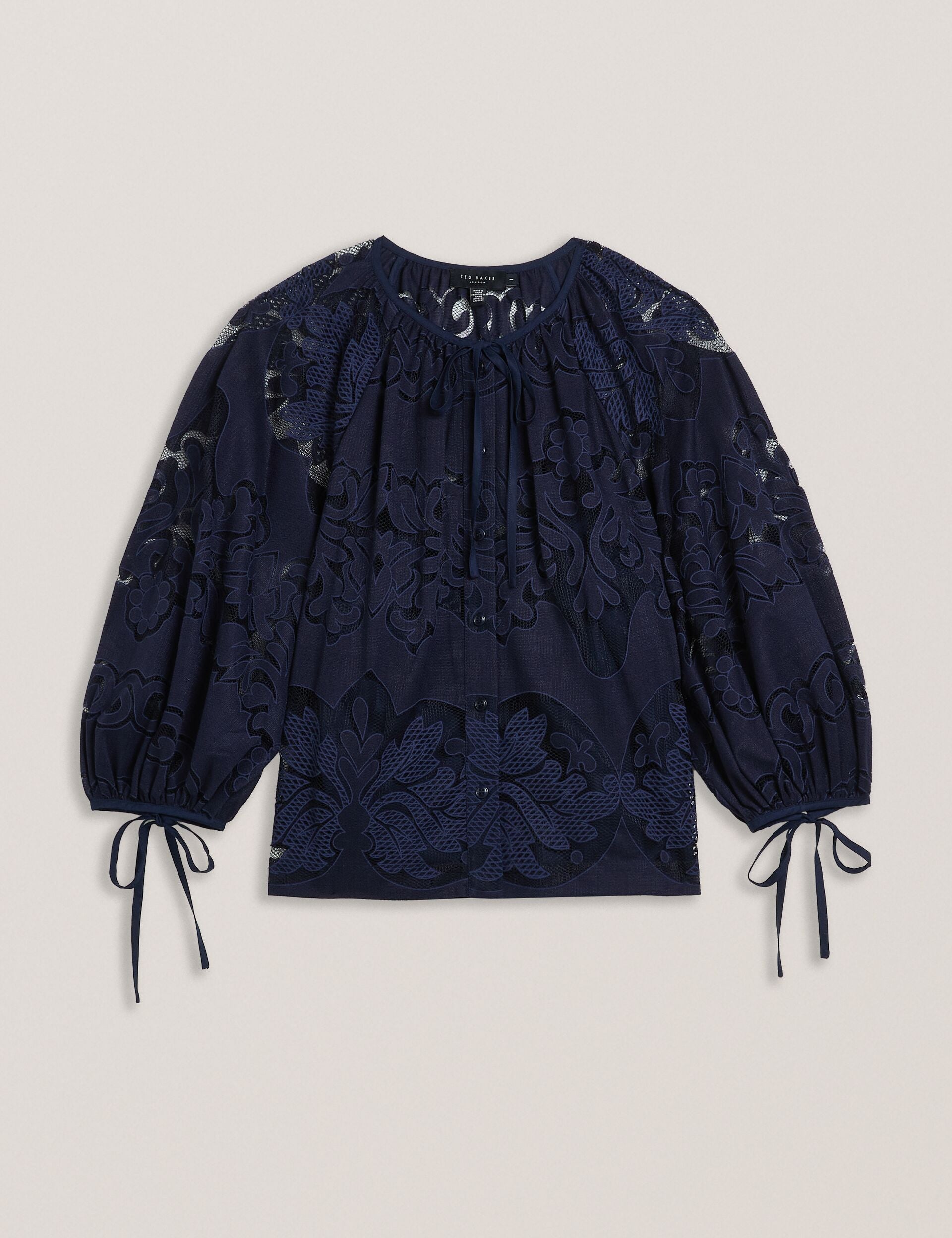 Lace 3/4 Balloon Sleeve Blouse | Bacina | Ted Baker US