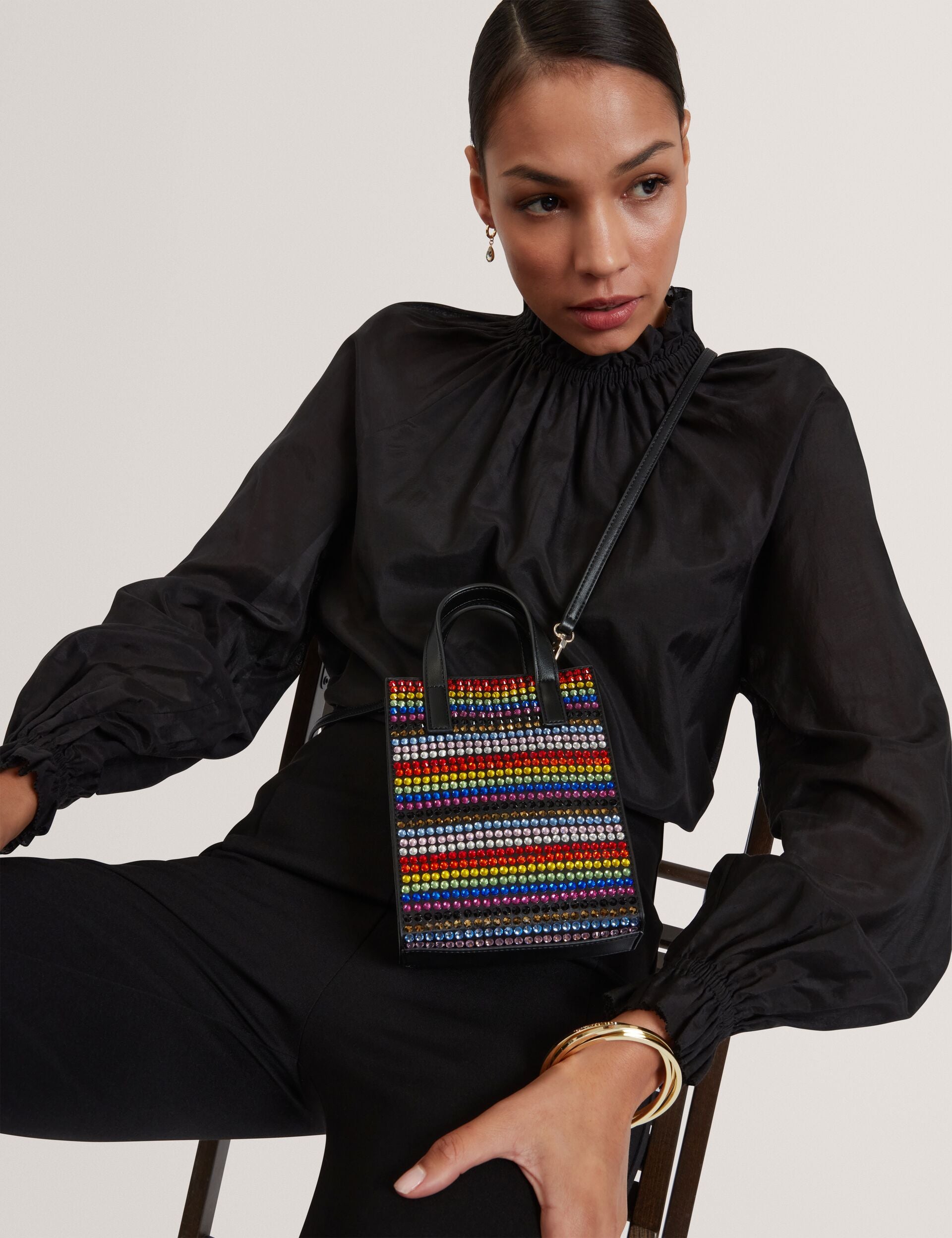Striped Mini Imitation Icon Bag | Pridez | Ted Baker US Striped Mini Imitation Icon Bag | Pridez | Ted Baker US