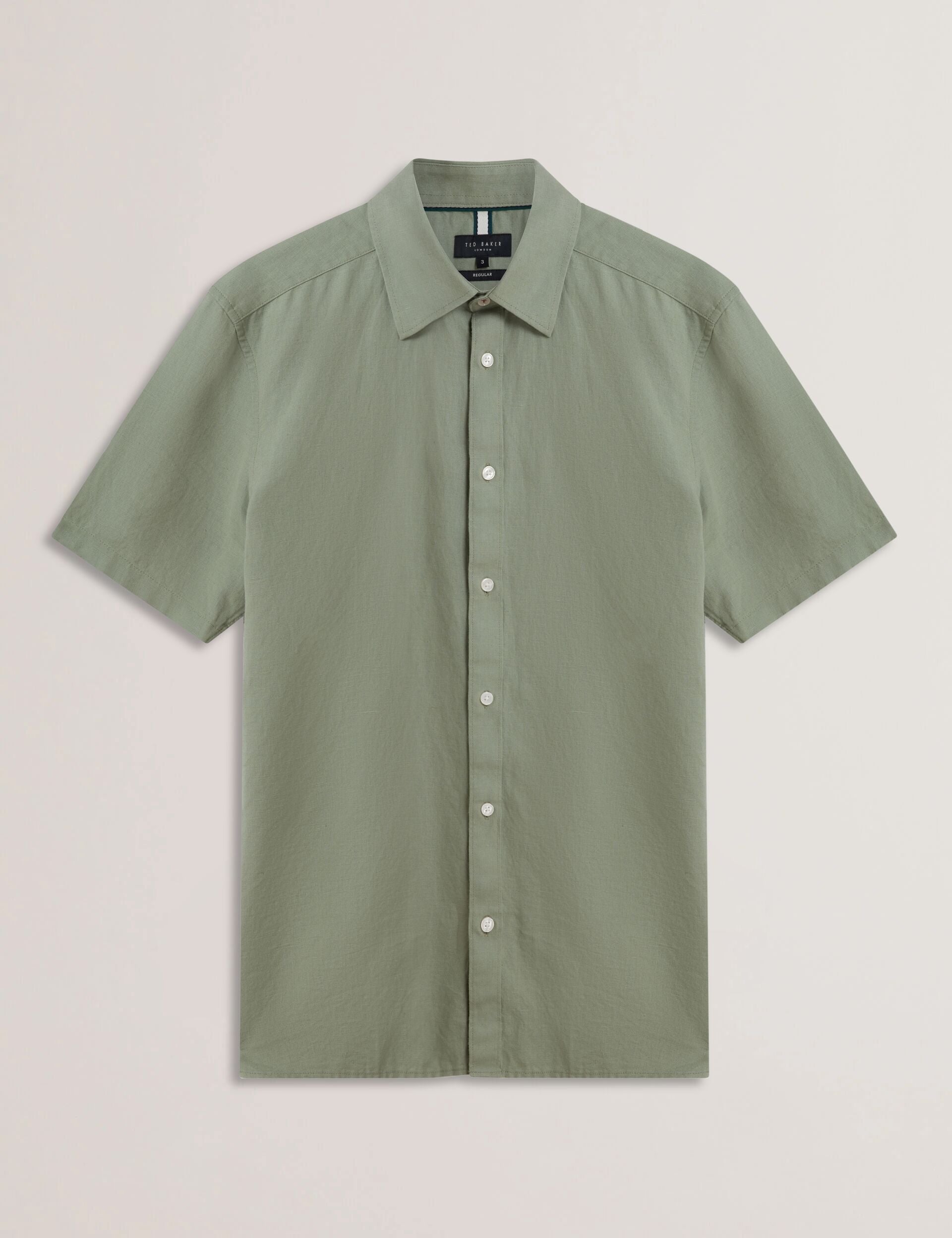 Shirt Size Chart Baker By Ted Baker REGULAR FIT Short Green