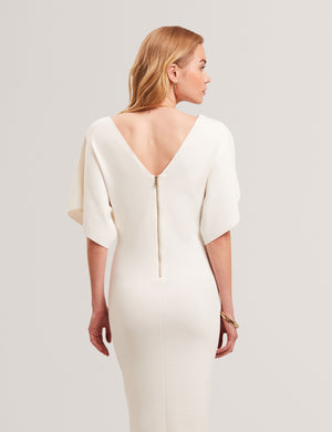 ted baker white knit dress Buy Ted Baker White Rebexxa V-Neck Knitted Midi Dress from Next Netherlands