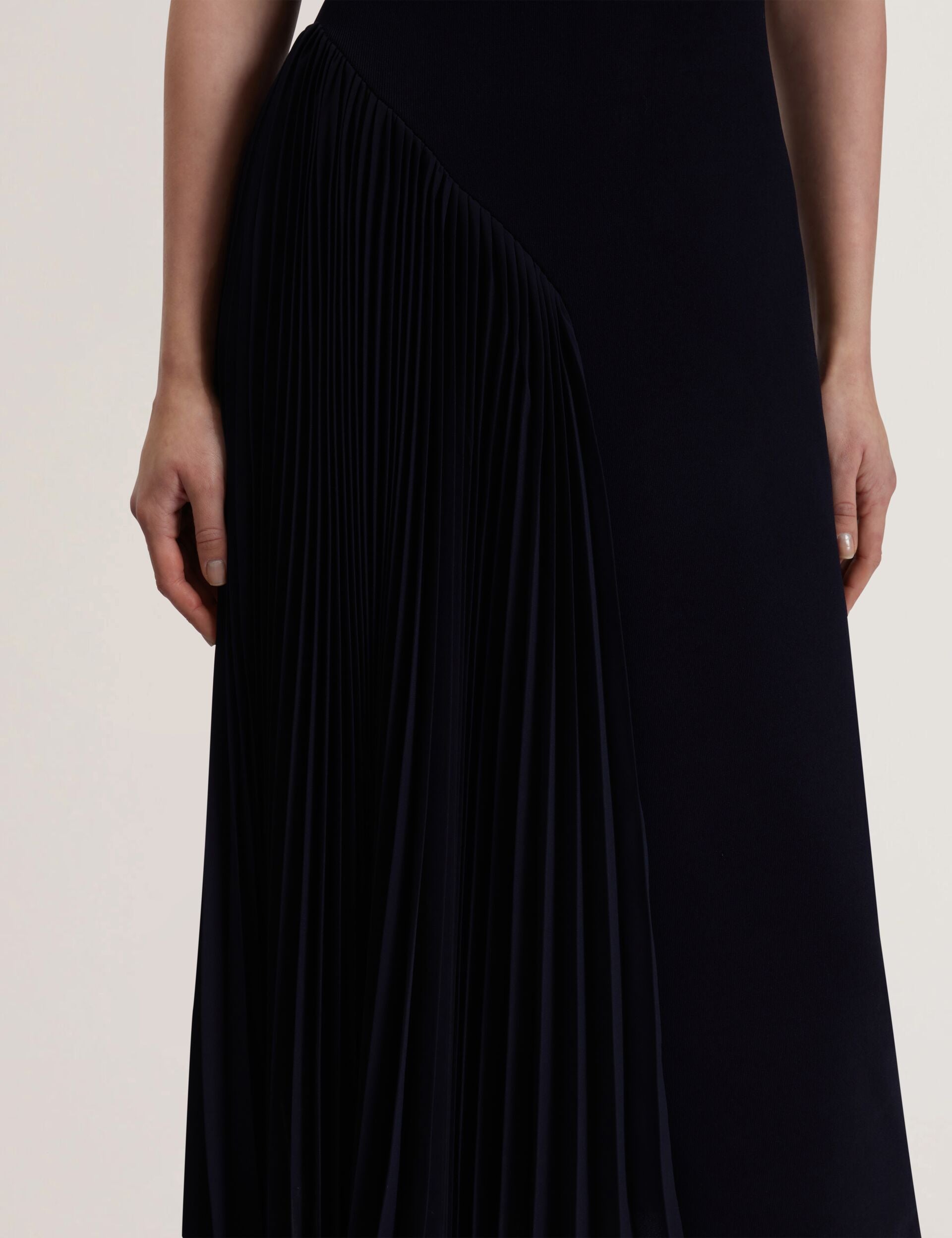 ted baker blue pleated dress Ted Baker London Helyos Pleated Halter Neck Maxi Dress In Blue - 42% Off