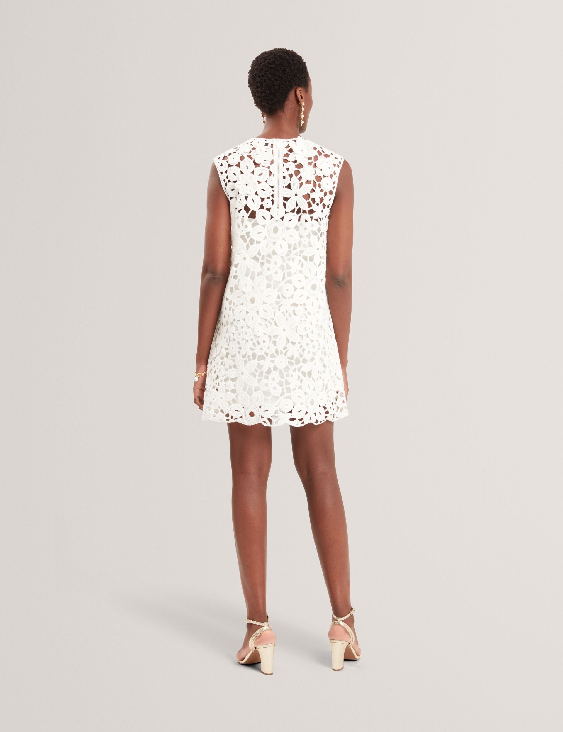 Crochet Sleeveless Mini Shift Dress | Miikka | Ted Baker US Crochet Sleeveless Mini Shift Dress | Miikka | Ted Baker US