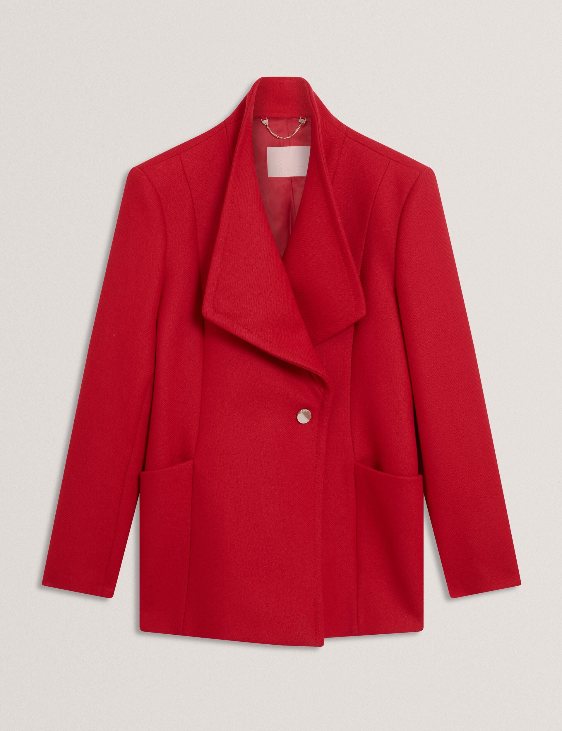 Wool Rich Hourglass Short Wrap Coat | Evigna | Ted Baker US